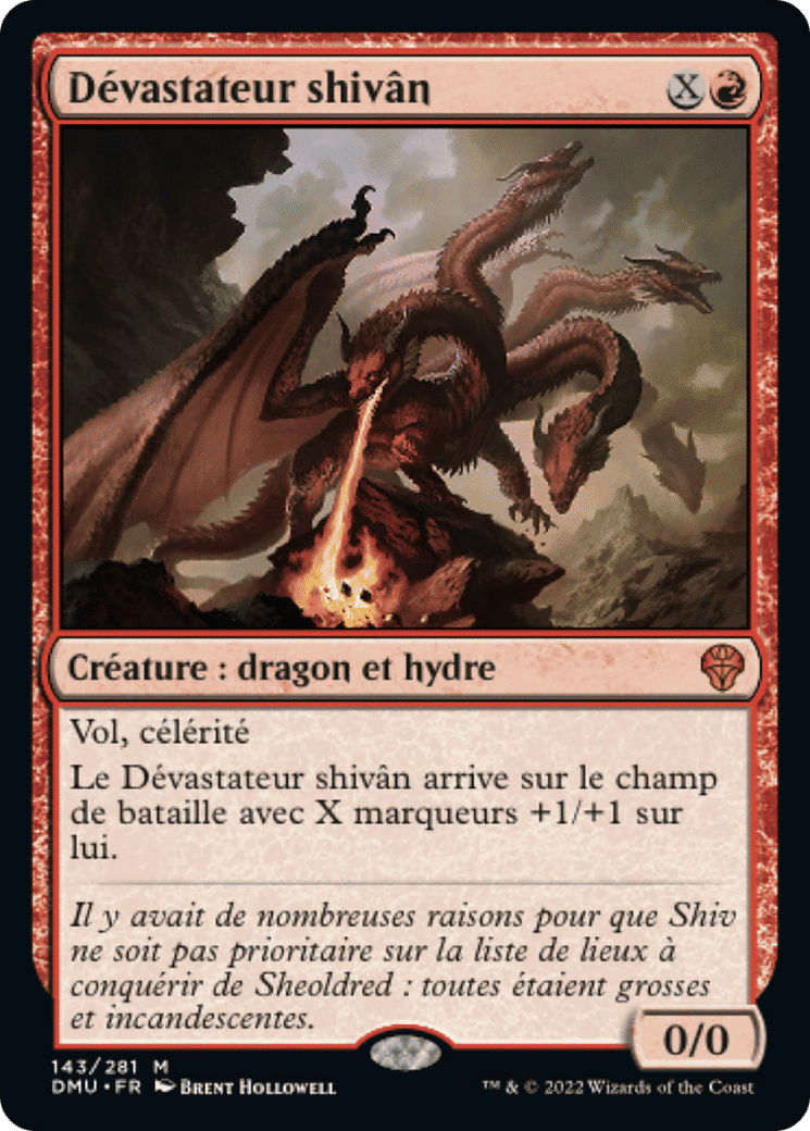 Dévastateur shivân — Dominaria United — Magic: The Gathering