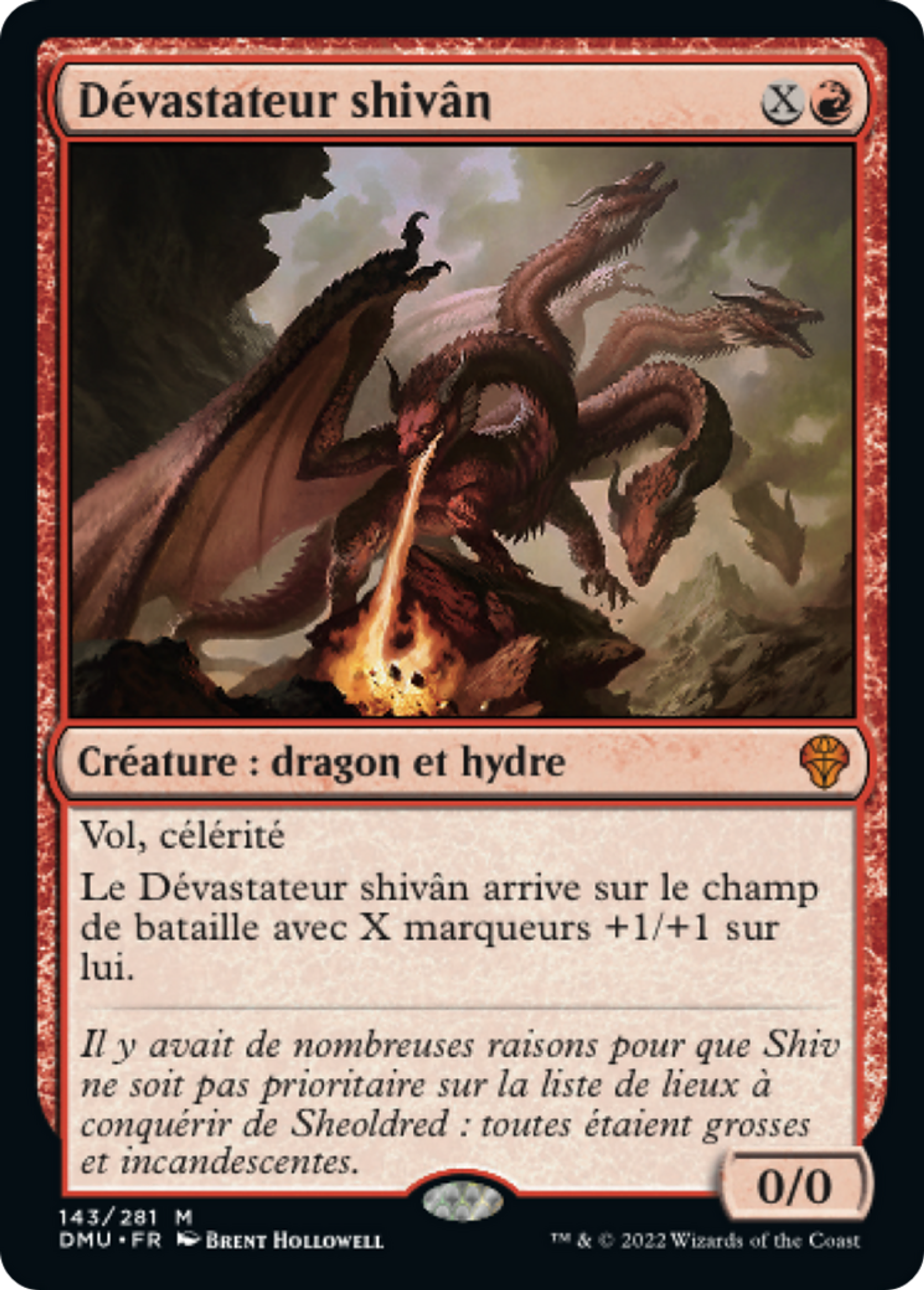 Dévastateur shivân — Dominaria United — Magic: The Gathering