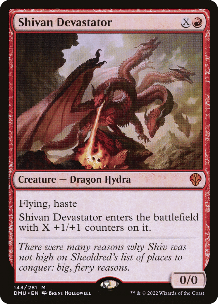 Shivan Devastator — Dominaria United — Magic: The Gathering