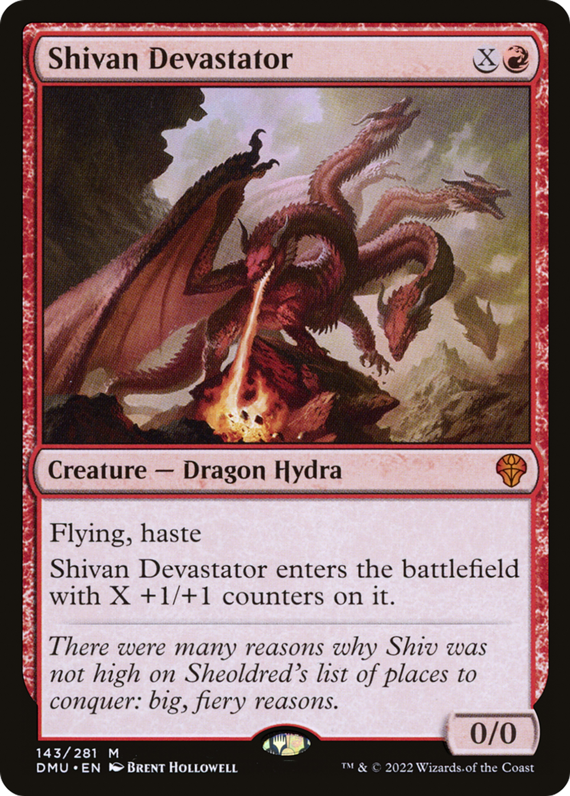 Shivan Devastator — Dominaria United — Magic: The Gathering