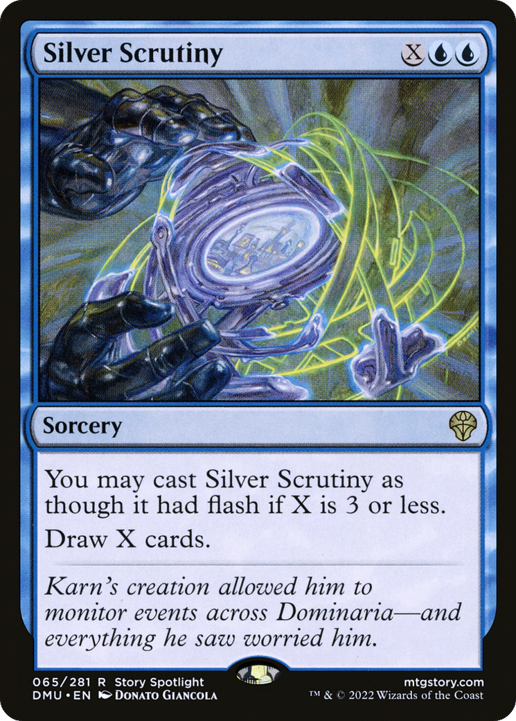 Silver Scrutiny — Dominaria United — Magic: The Gathering
