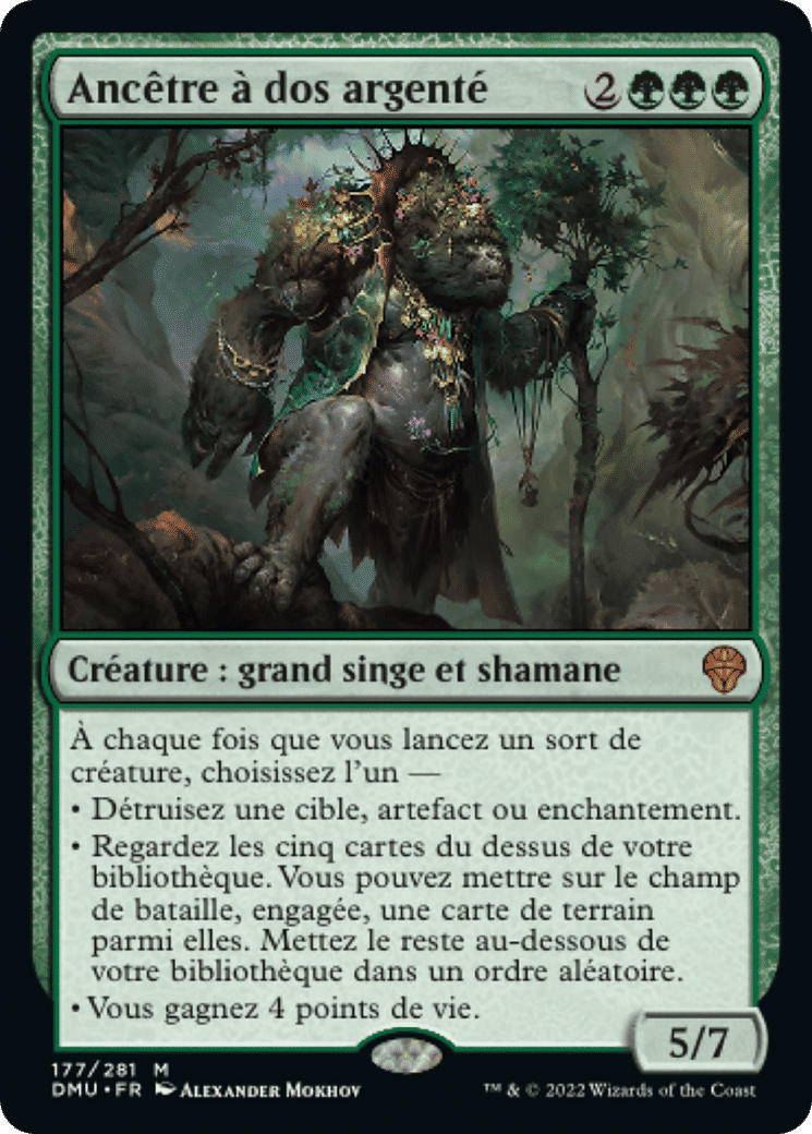 Ancêtre à dos argenté — Dominaria United — Magic: The Gathering