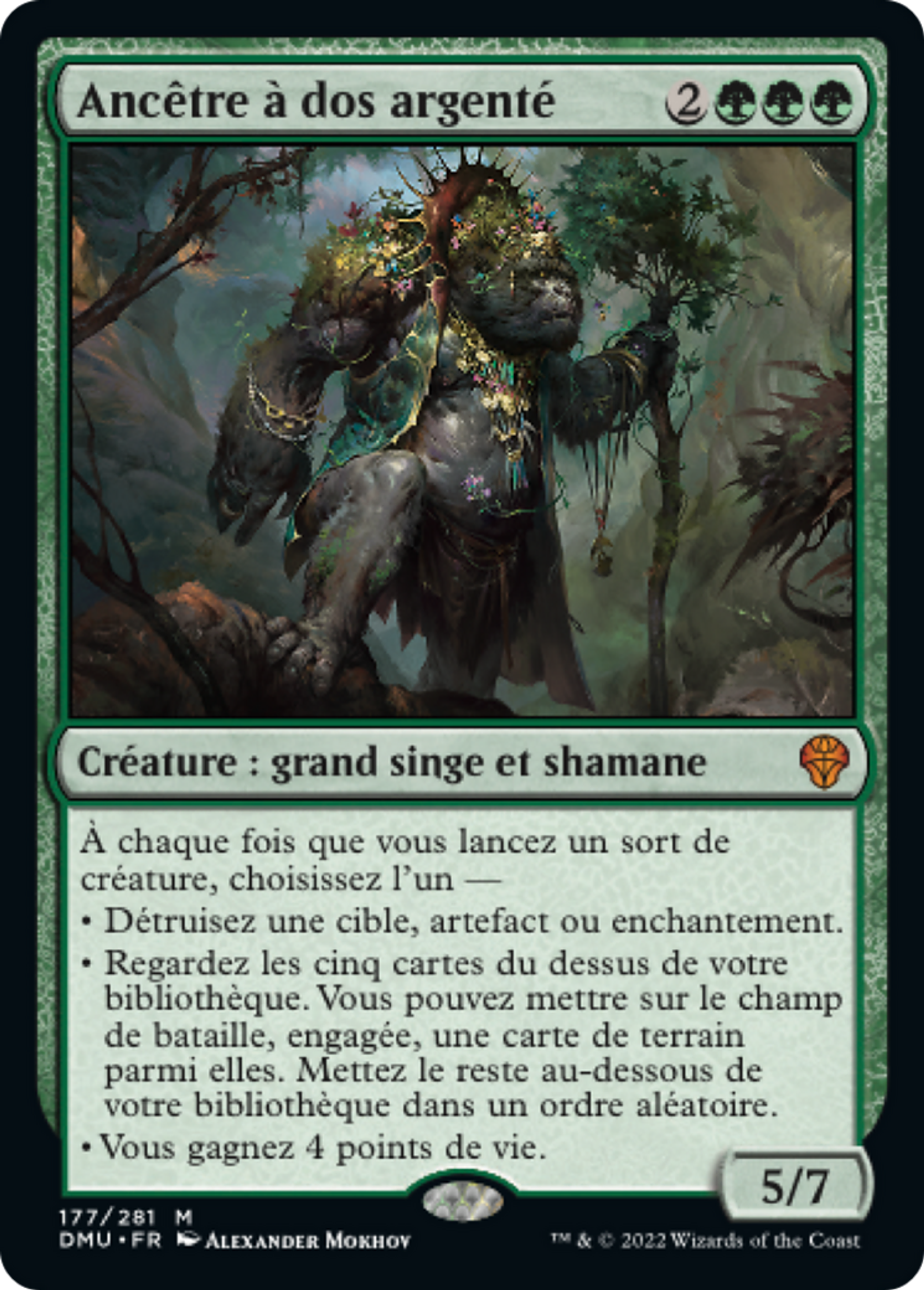 Ancêtre à dos argenté — Dominaria United — Magic: The Gathering