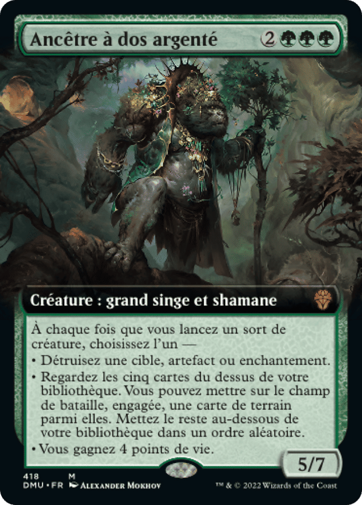 Ancêtre à dos argenté — Dominaria United — Magic: The Gathering