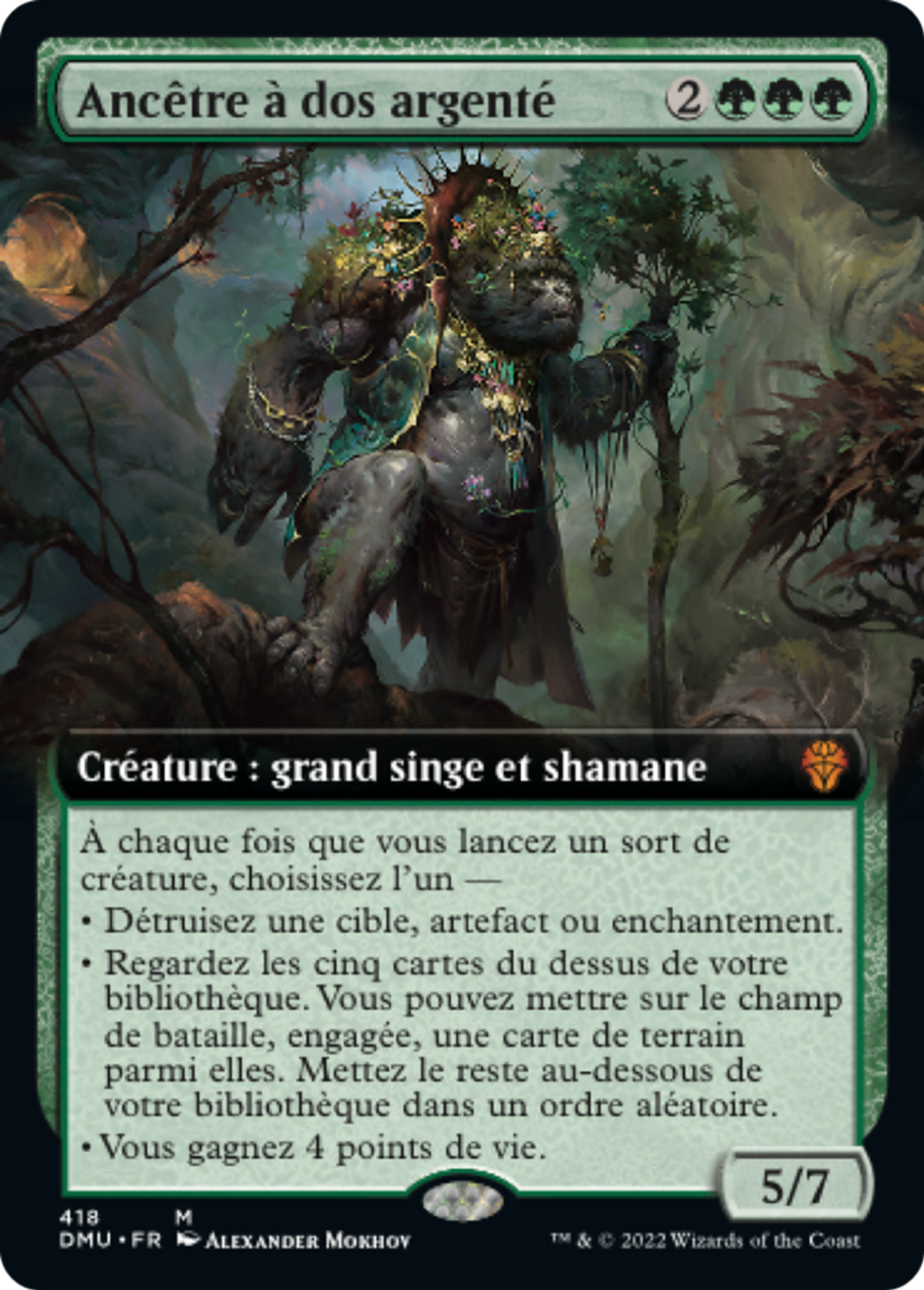 Ancêtre à dos argenté — Dominaria United — Magic: The Gathering