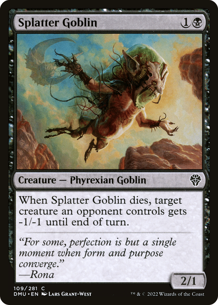 Splatter Goblin — Dominaria United — Magic: The Gathering