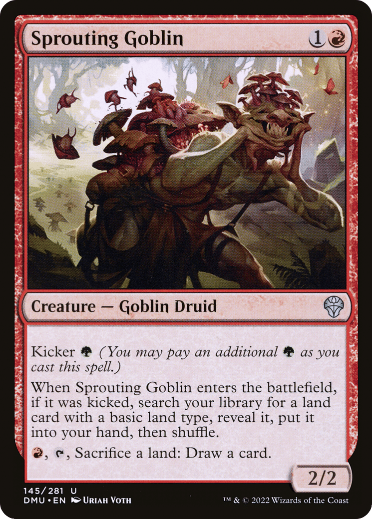 Sprouting Goblin — Dominaria United — Magic: The Gathering