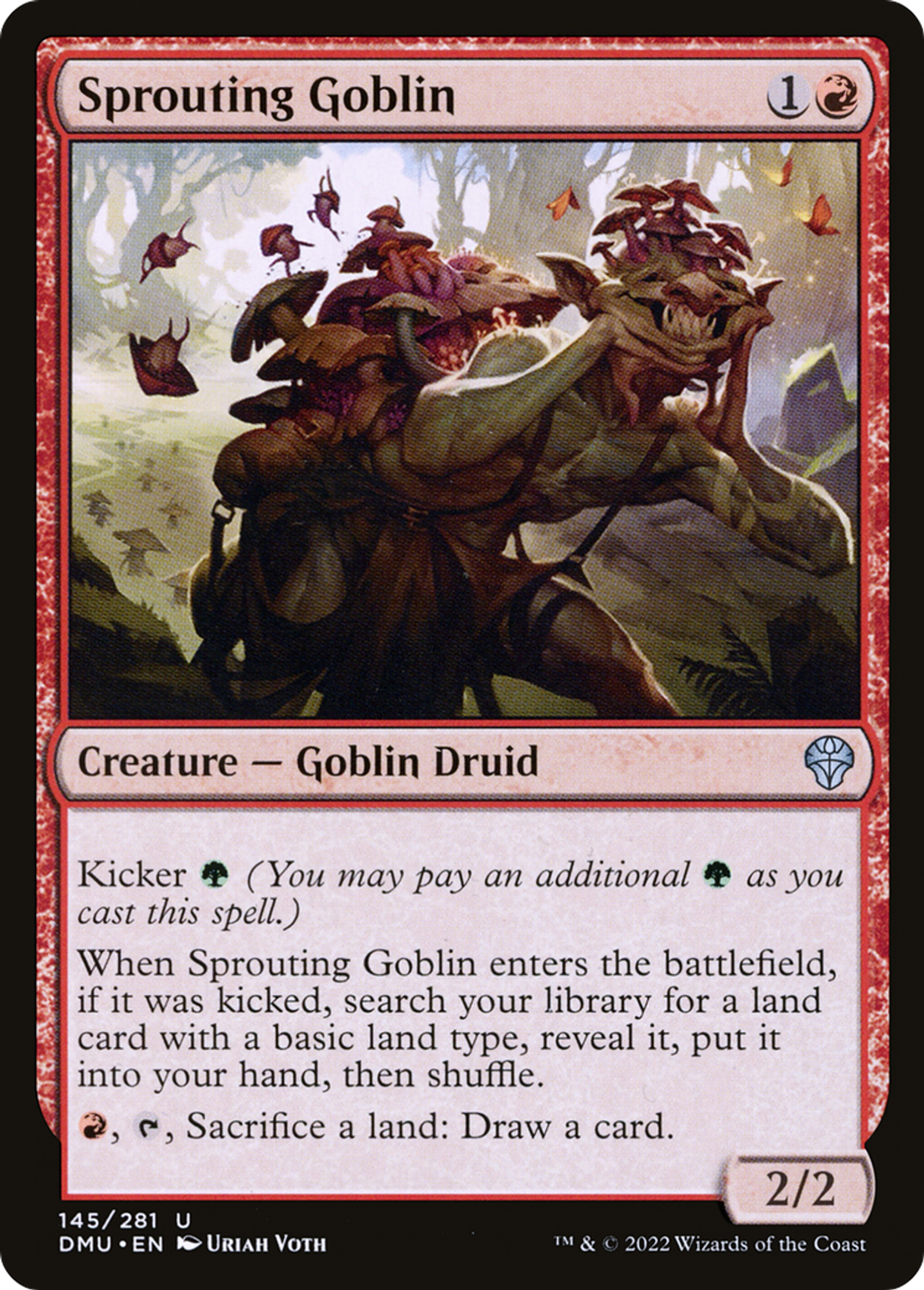 Sprouting Goblin — Dominaria United — Magic: The Gathering
