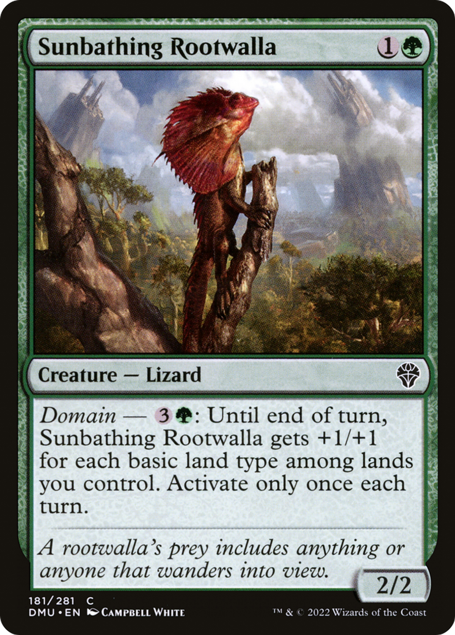 Agame des souches prenant le soleil — Dominaria United — Magic: The Gathering