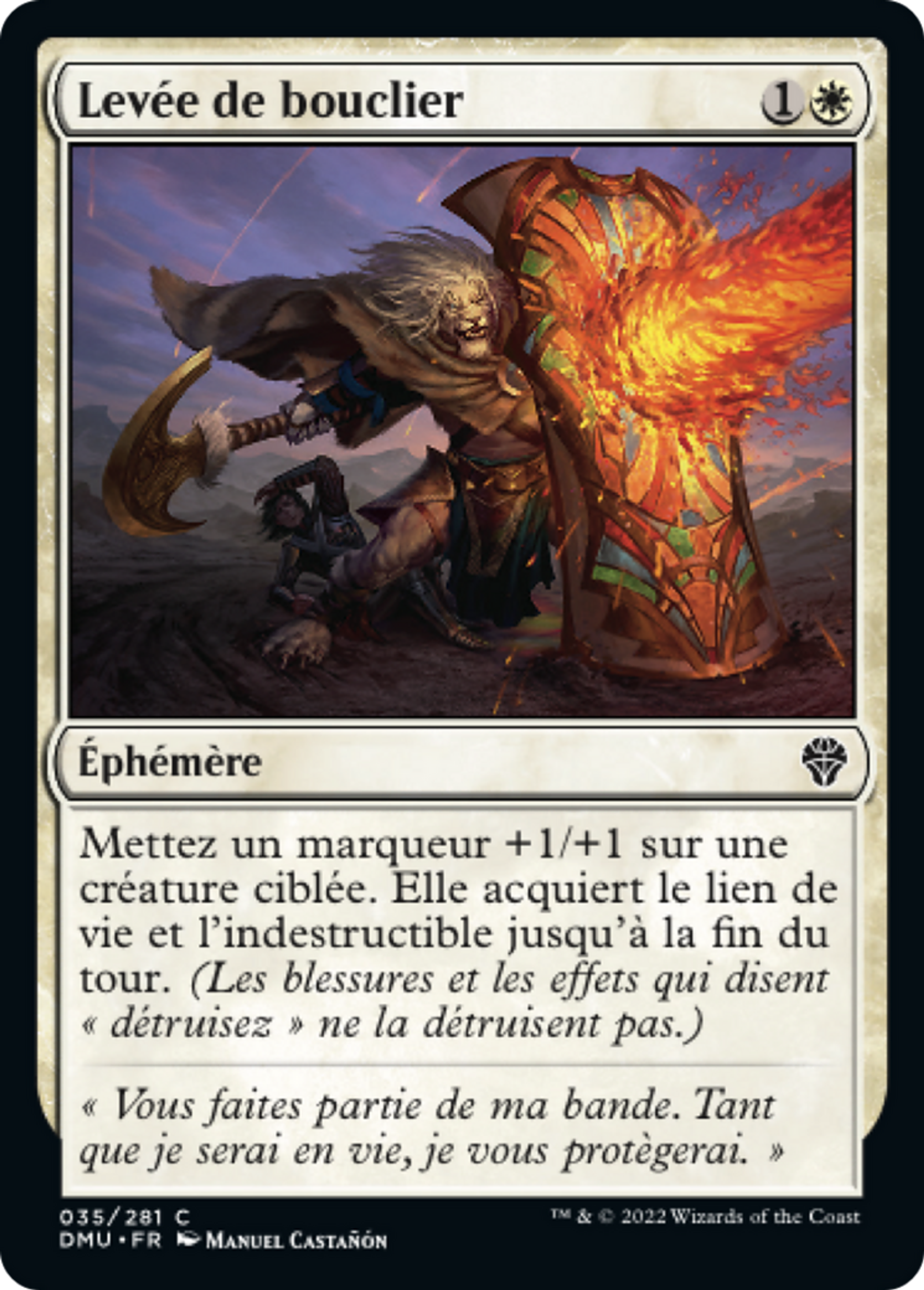 Levée de bouclier — Dominaria United — Magic: The Gathering