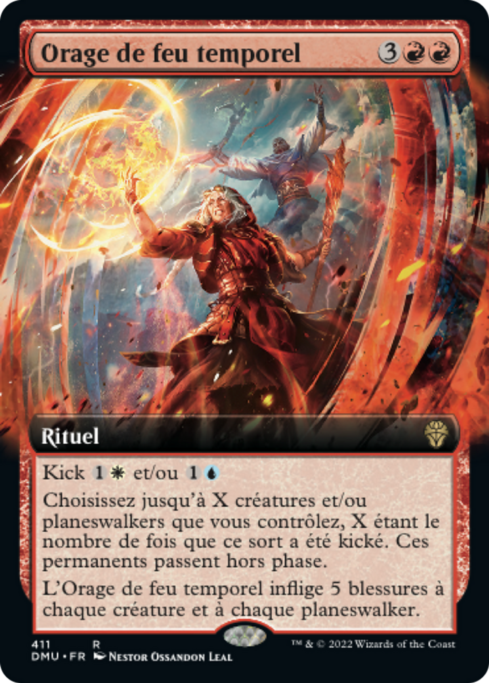 Orage de feu temporel — Dominaria United — Magic: The Gathering