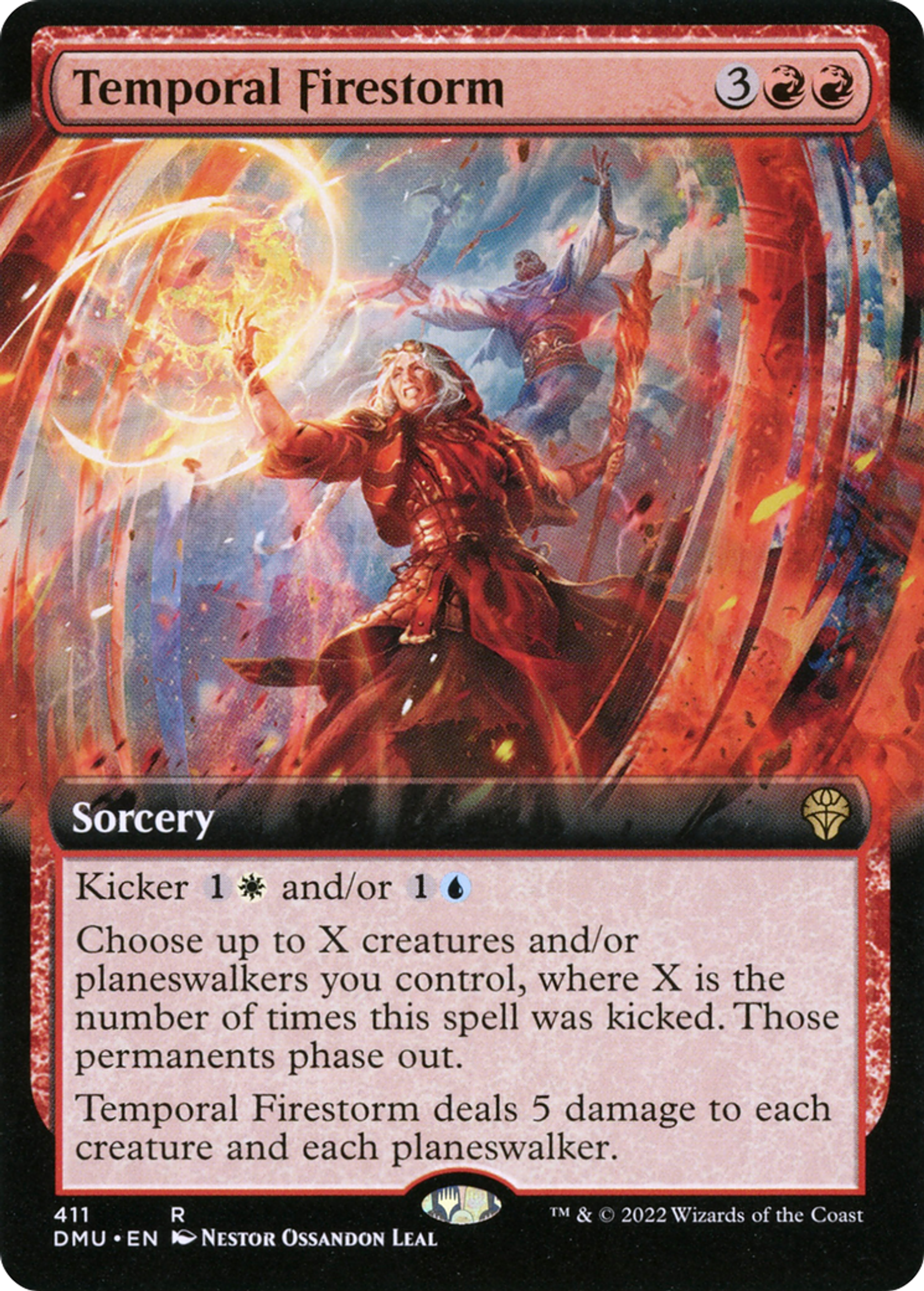Orage de feu temporel — Dominaria United — Magic: The Gathering