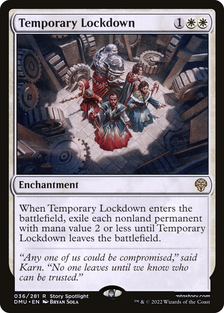 Temporary Lockdown — Dominaria United — Magic: The Gathering