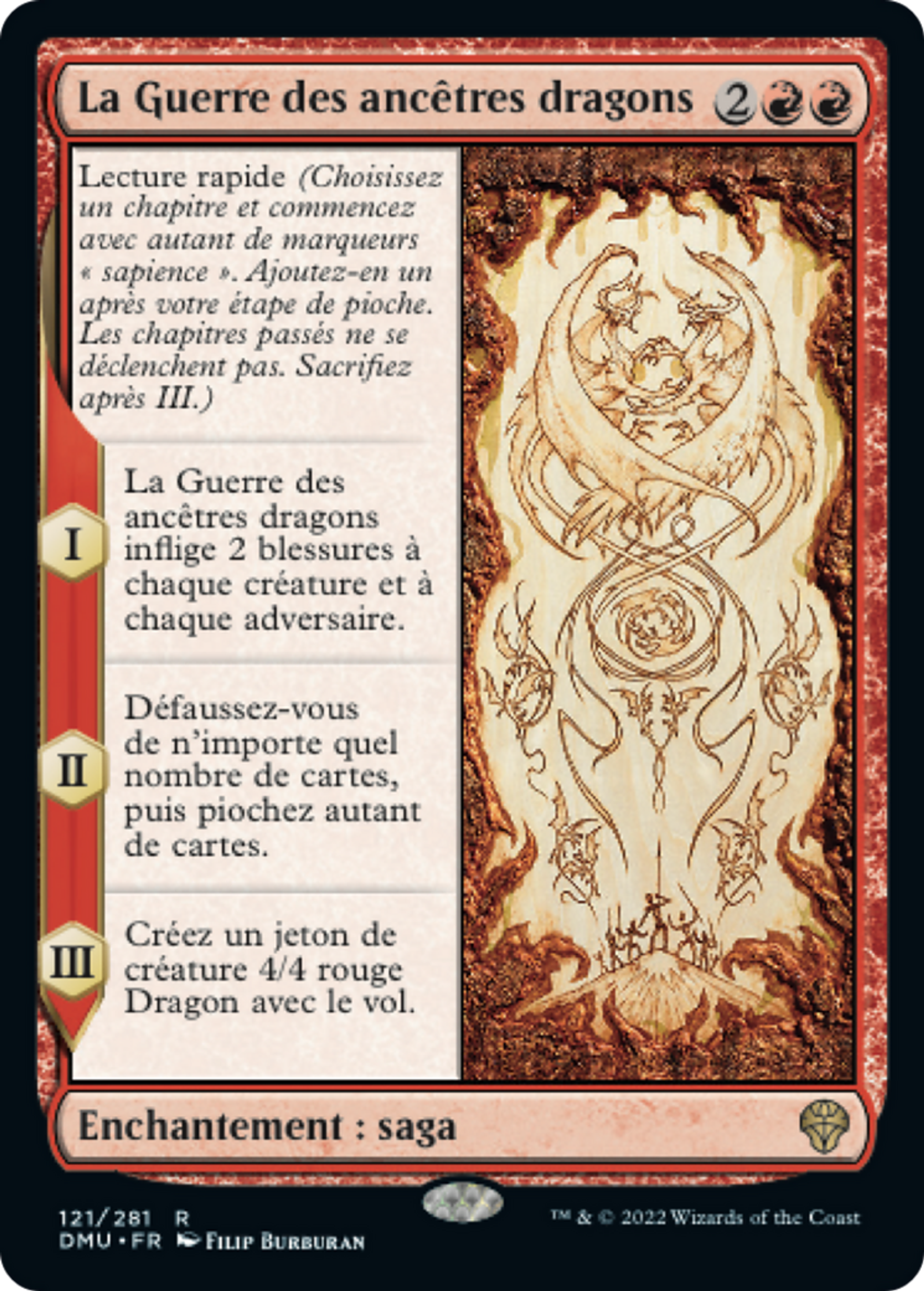 La Guerre des ancêtres dragons — Dominaria United — Magic: The Gathering