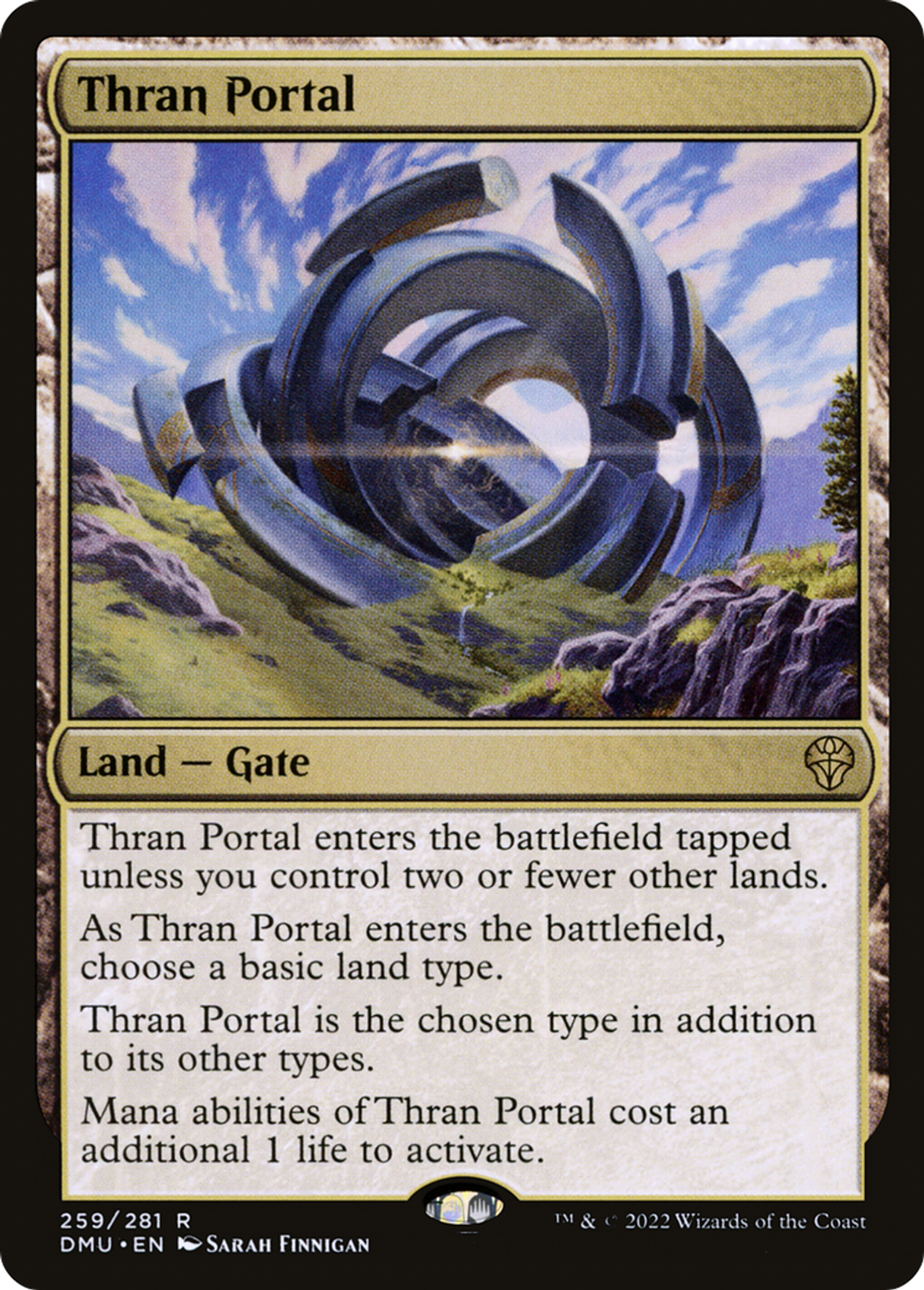 Portail thran — Dominaria United — Magic: The Gathering