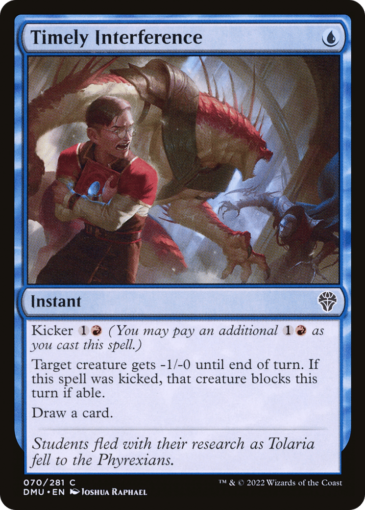 Timely Interference — Dominaria United — Magic: The Gathering