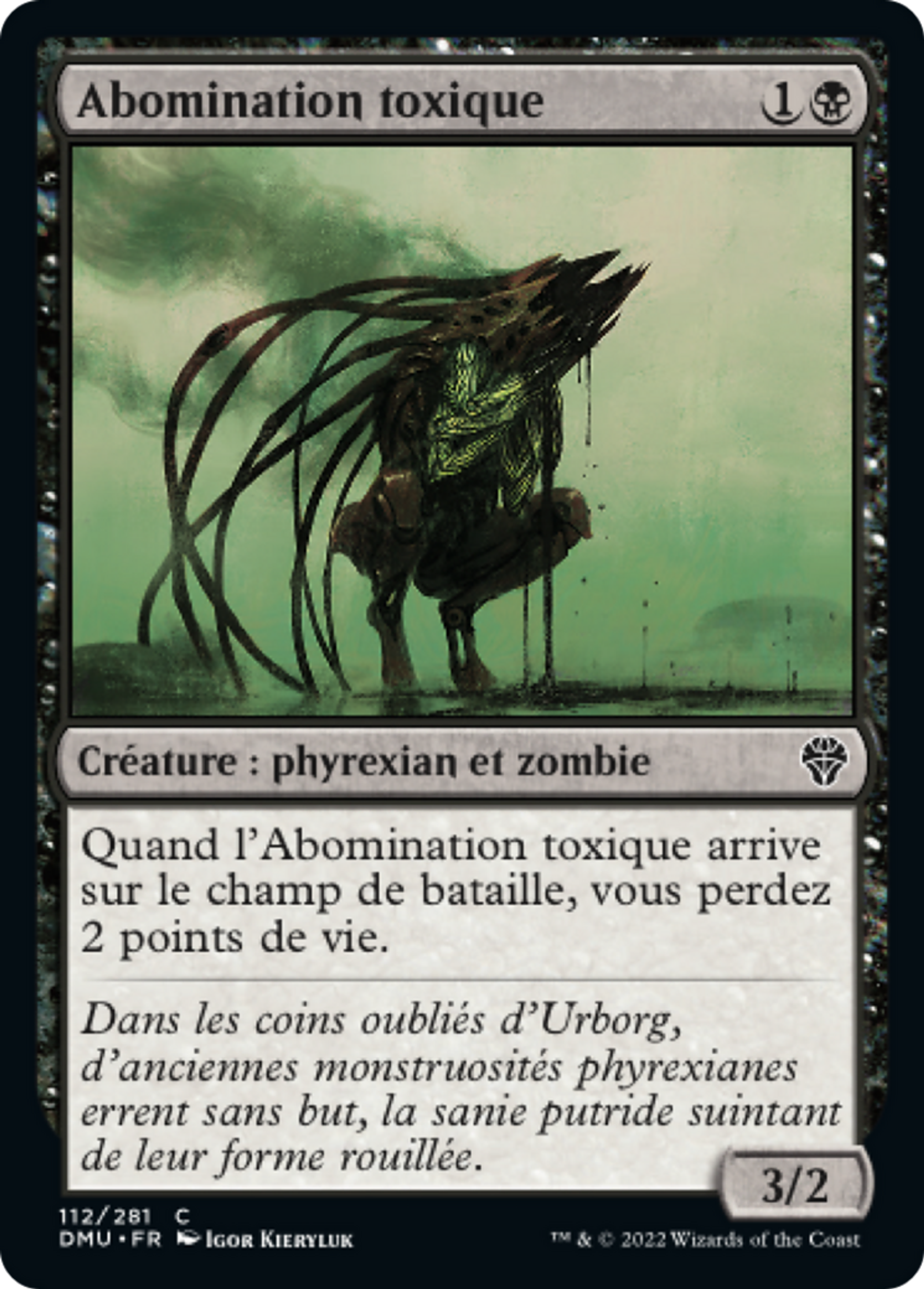 Abomination toxique — Dominaria United — Magic: The Gathering
