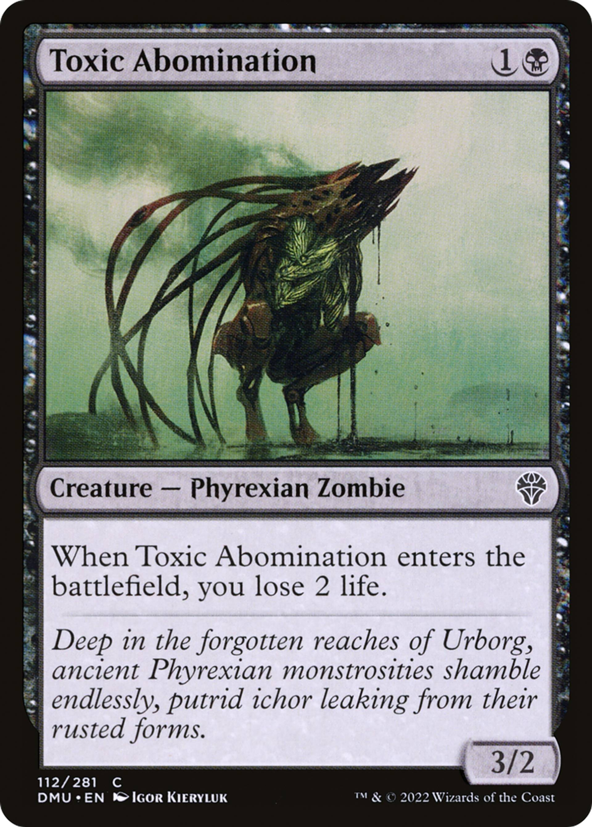 Abomination toxique — Dominaria United — Magic: The Gathering
