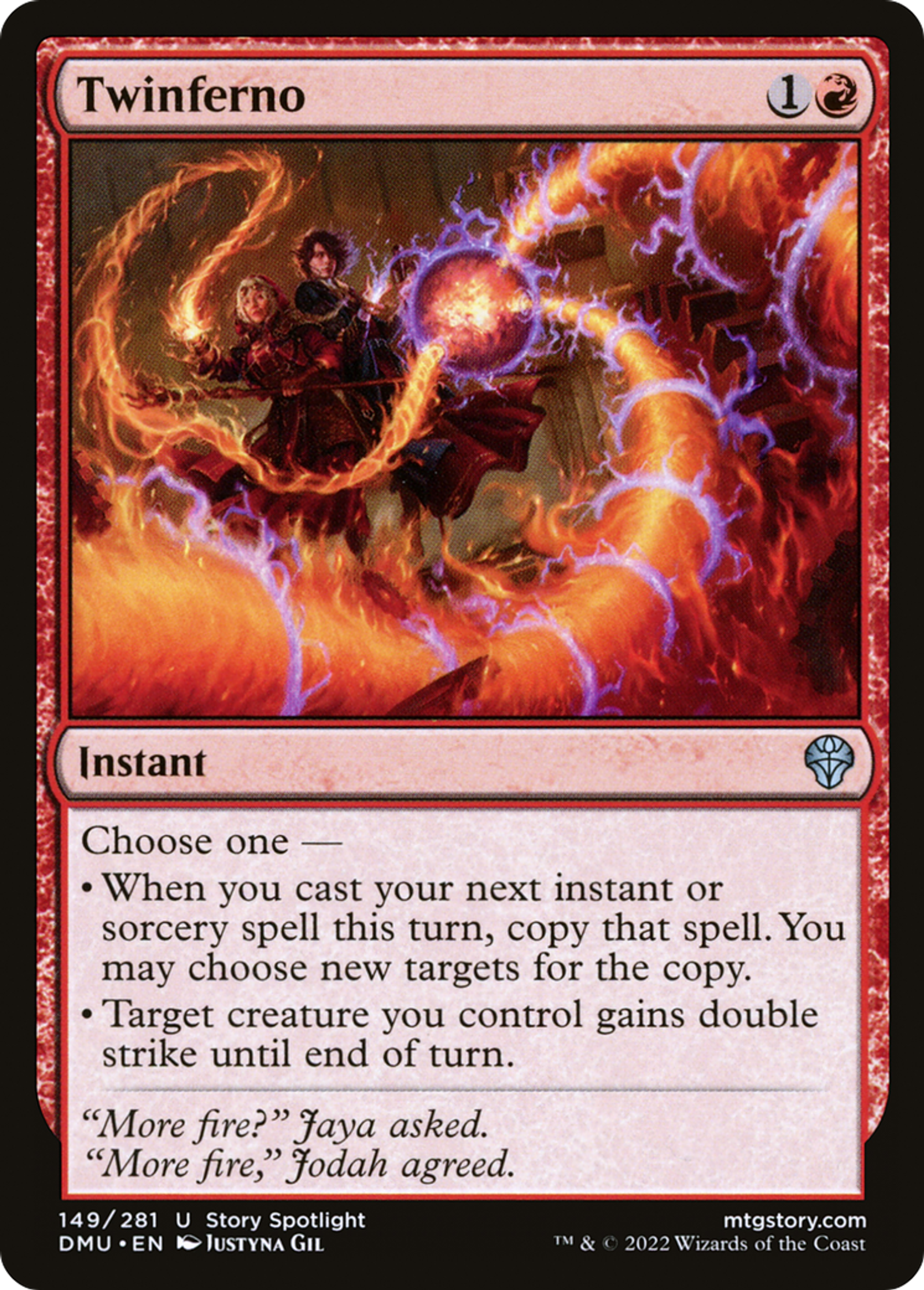 Twinferno — Dominaria United — Magic: The Gathering
