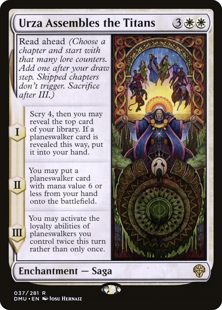 Urza Assembles the Titans — Dominaria United — Magic: The Gathering