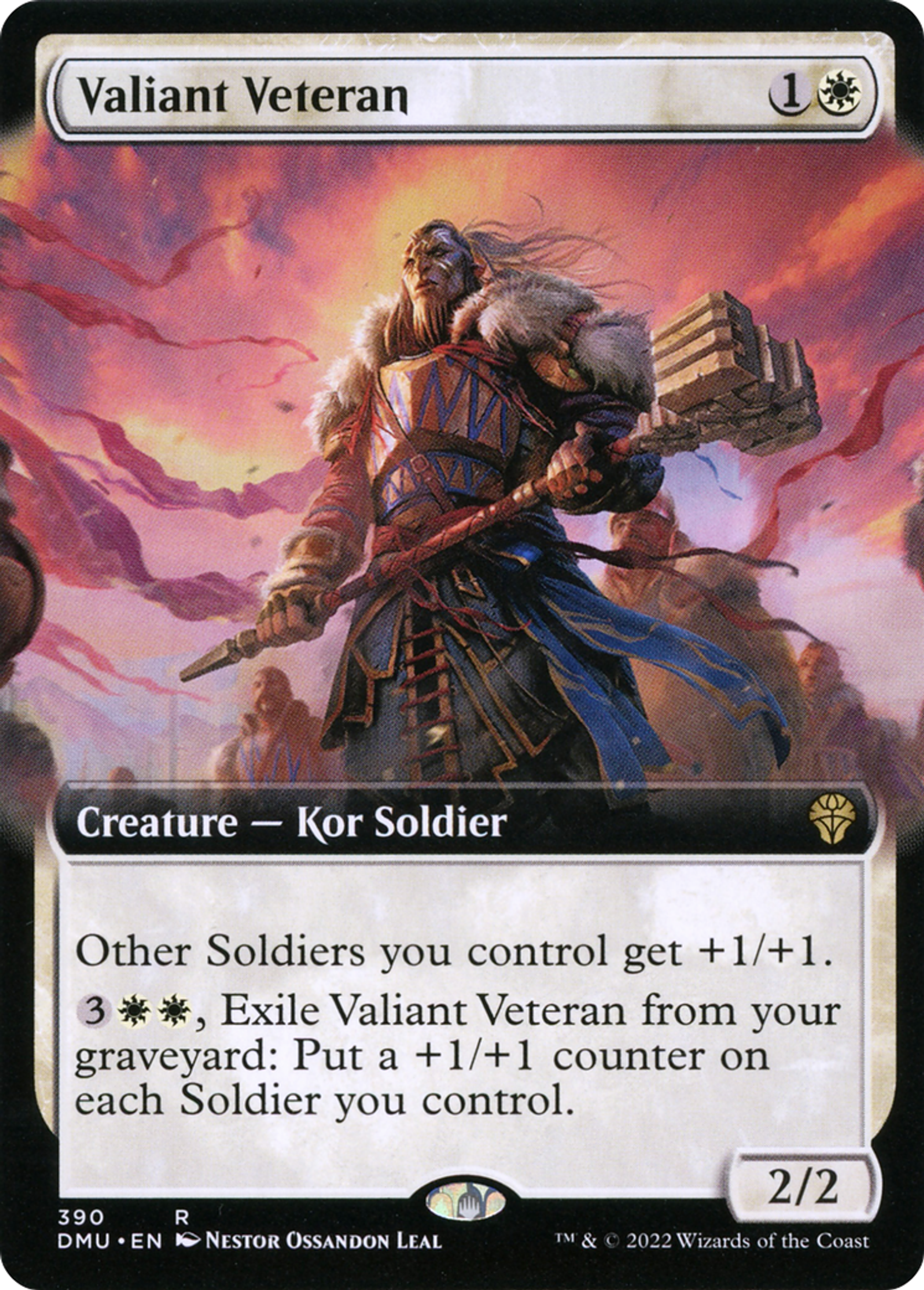 Vétéran vaillant — Dominaria United — Magic: The Gathering