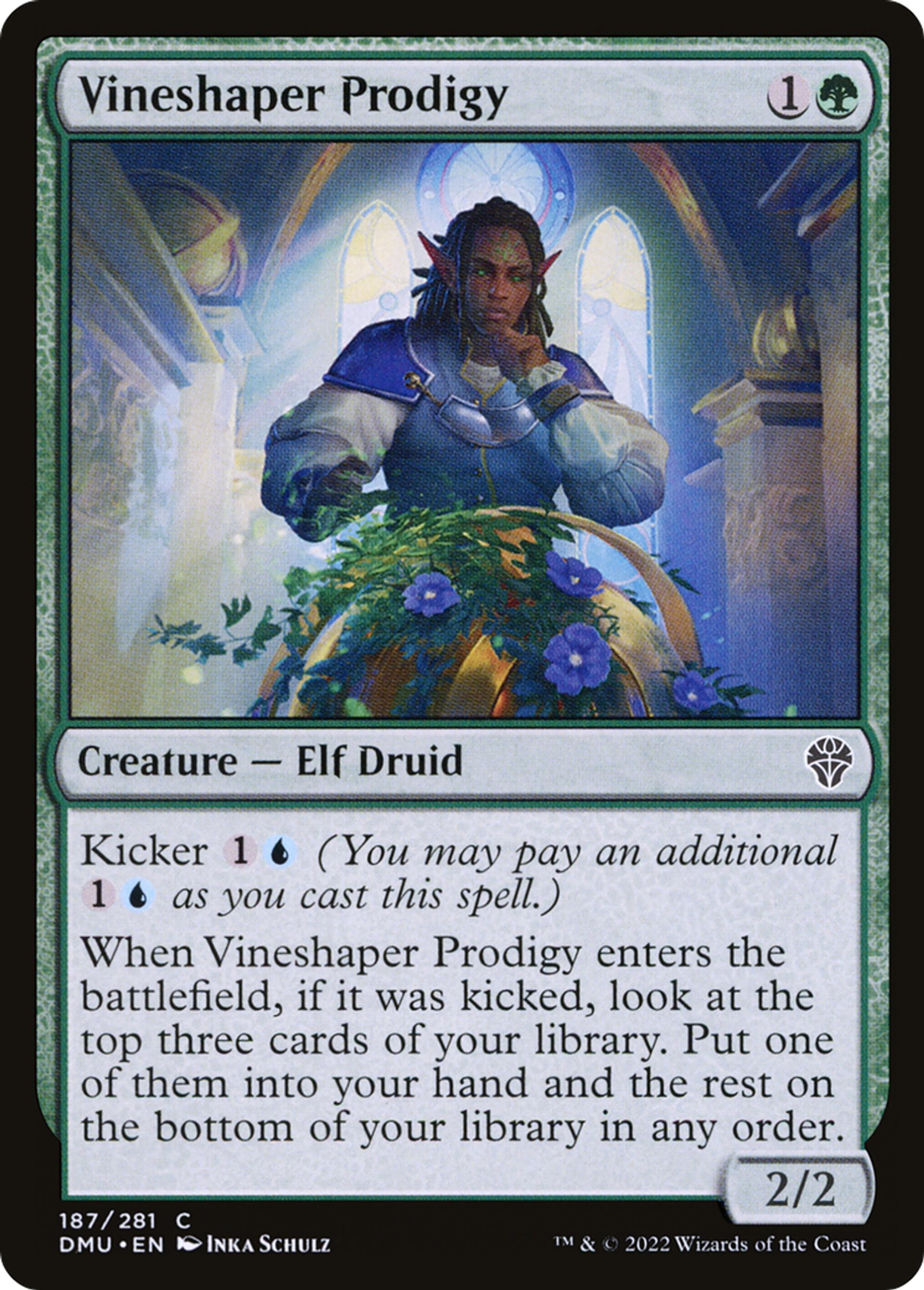 Vineshaper Prodigy — Dominaria United — Magic: The Gathering