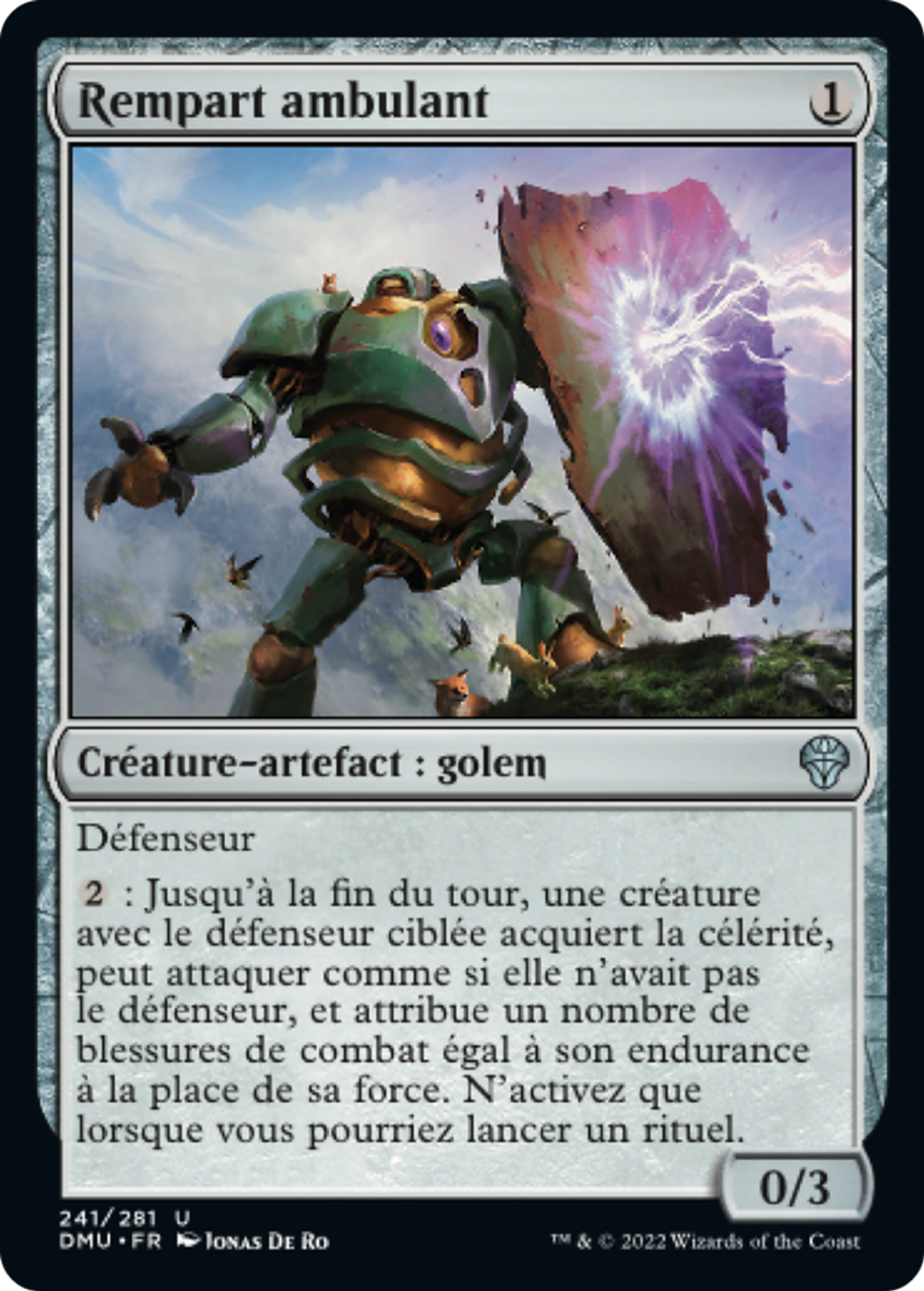 Rempart ambulant — Dominaria United — Magic: The Gathering