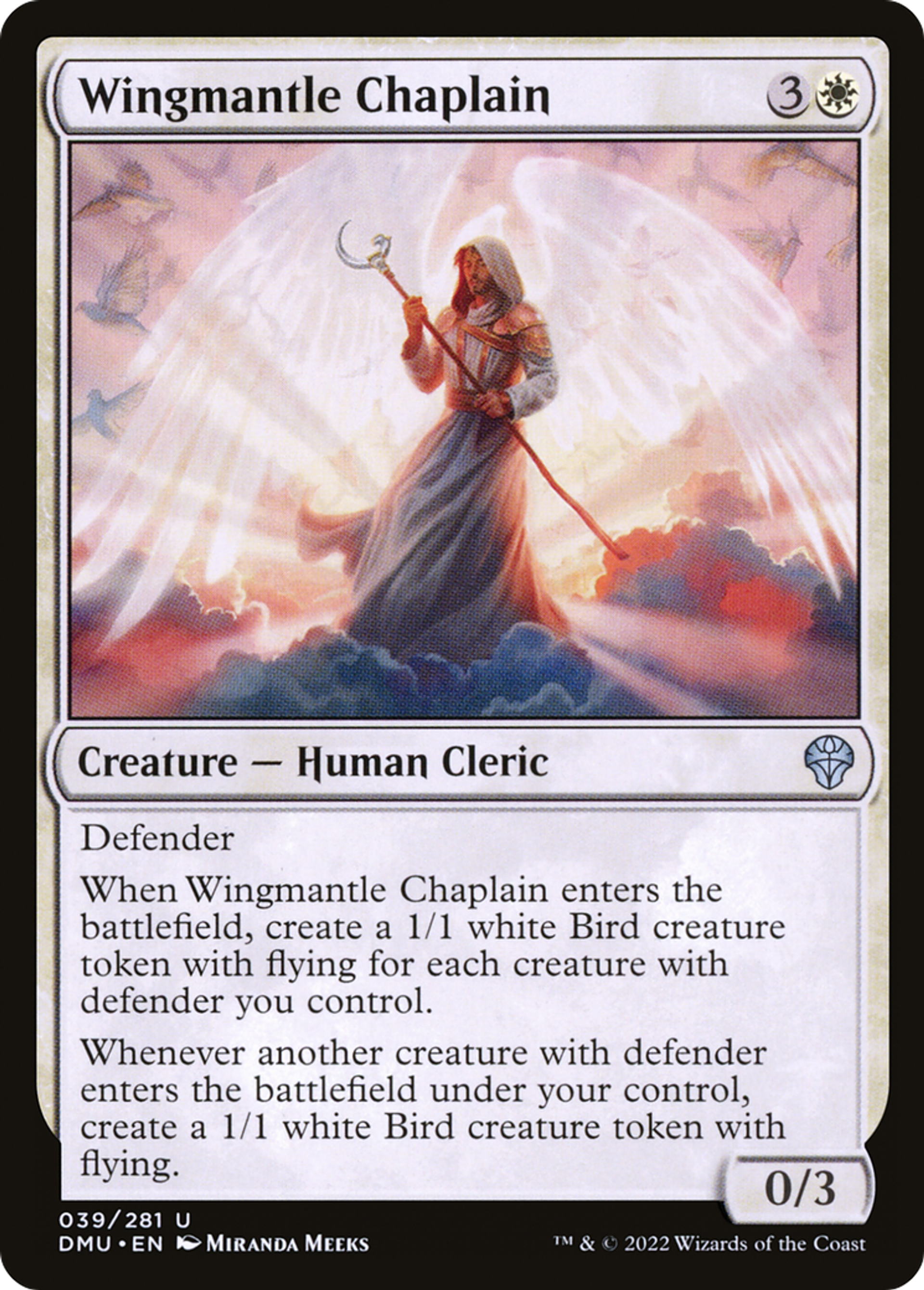 Aumônier ailecape — Dominaria United — Magic: The Gathering