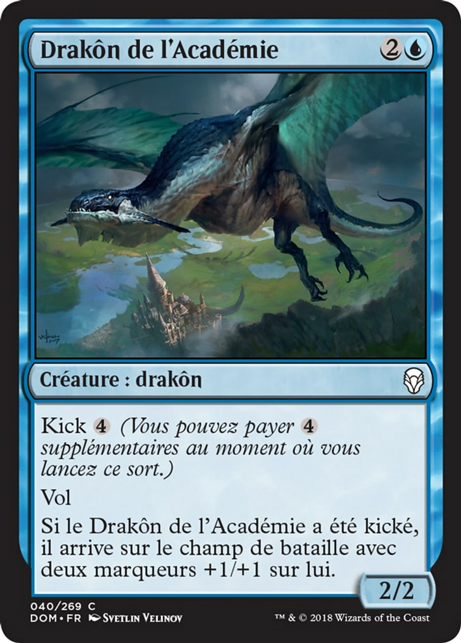 Drakôn de l'Académie — Dominaria — Magic: The Gathering