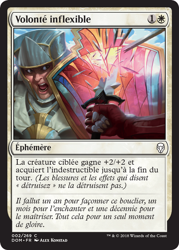 Volonté inflexible — Dominaria — Magic: The Gathering