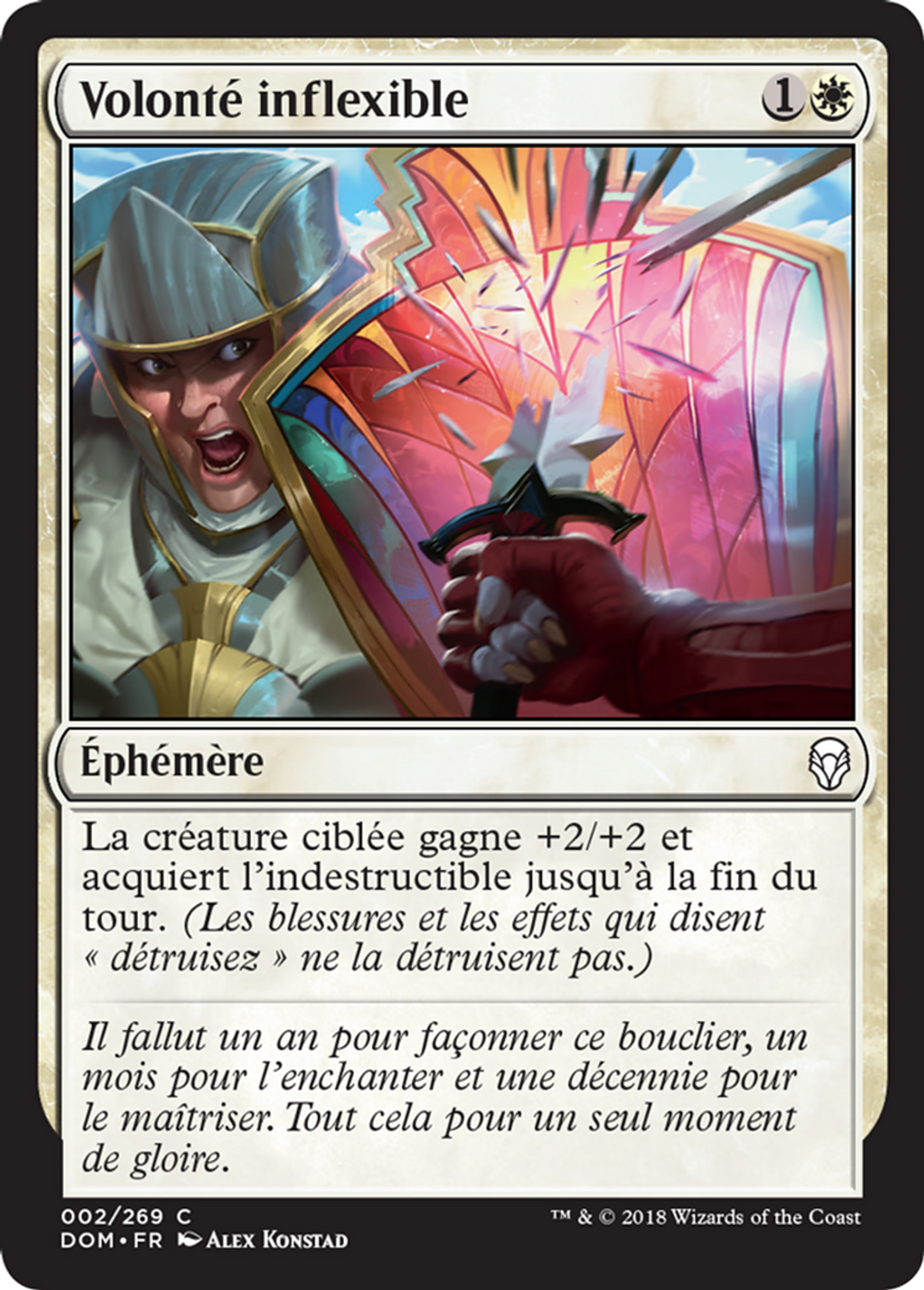 Volonté inflexible — Dominaria — Magic: The Gathering
