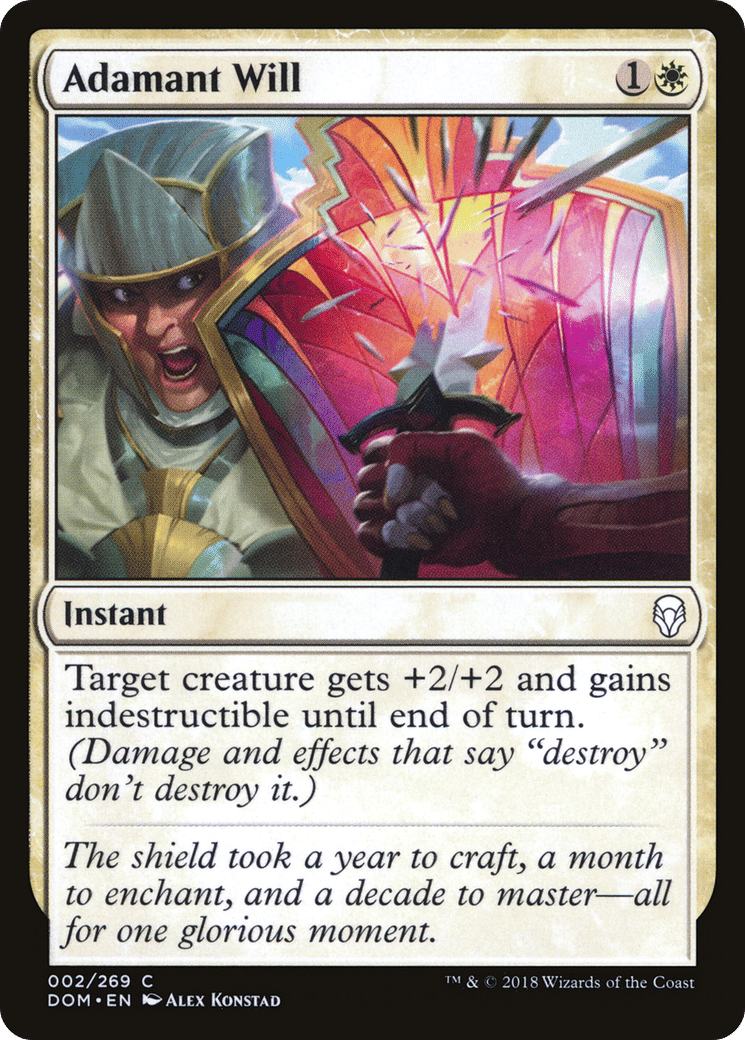 Adamant Will — Dominaria — Magic: The Gathering