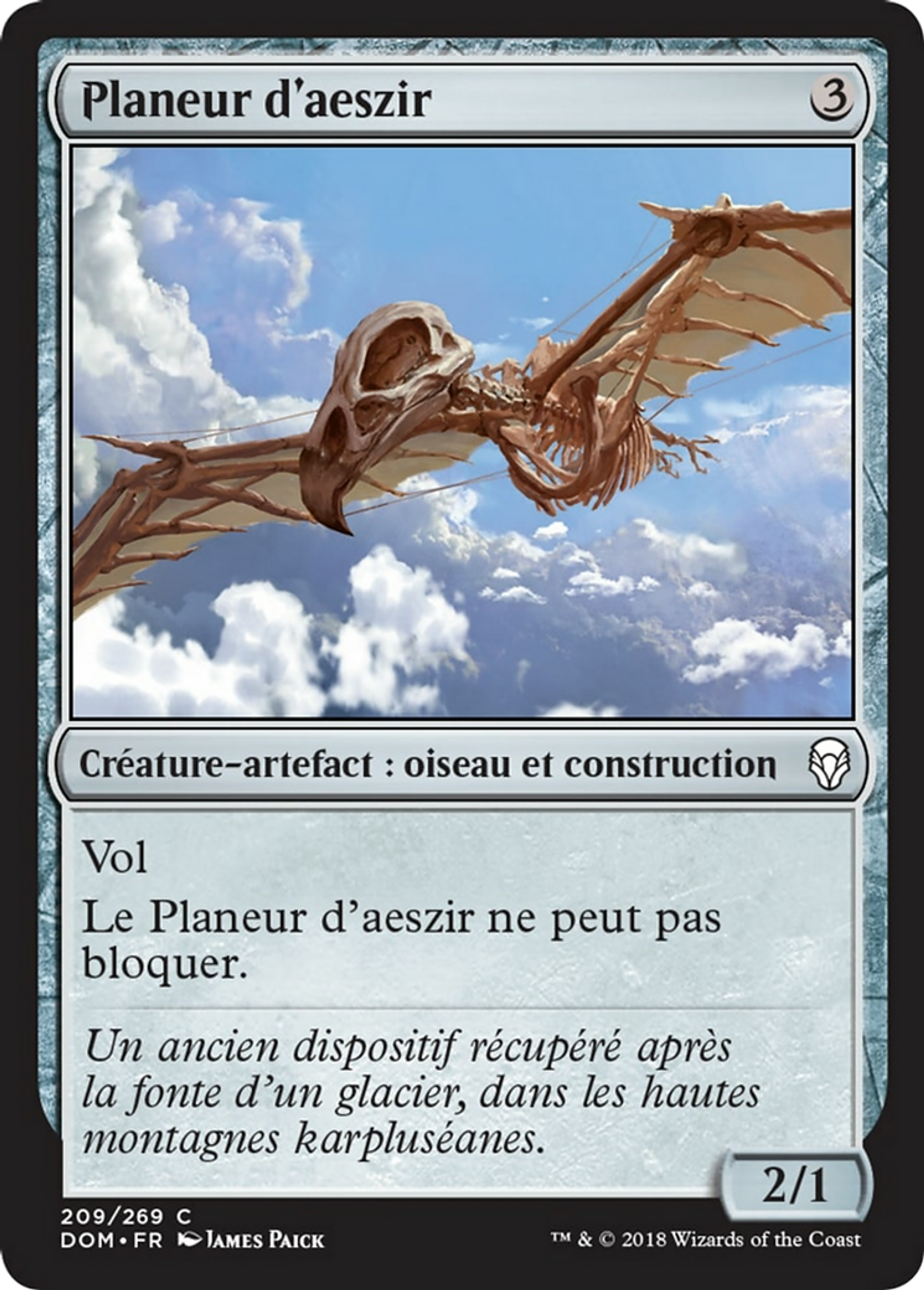 Planeur d'aeszir — Dominaria — Magic: The Gathering