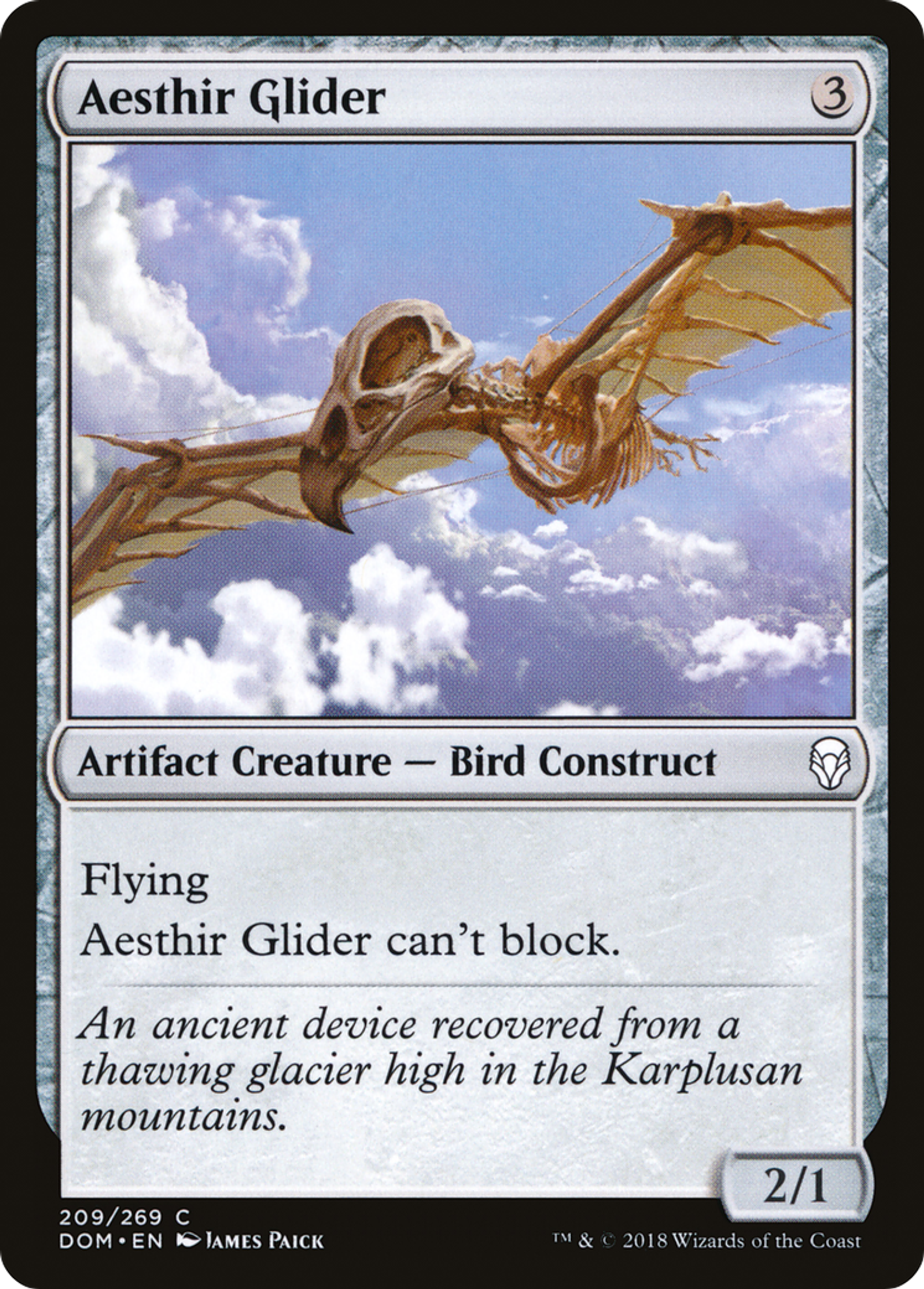 Aesthir Glider — Dominaria — Magic: The Gathering
