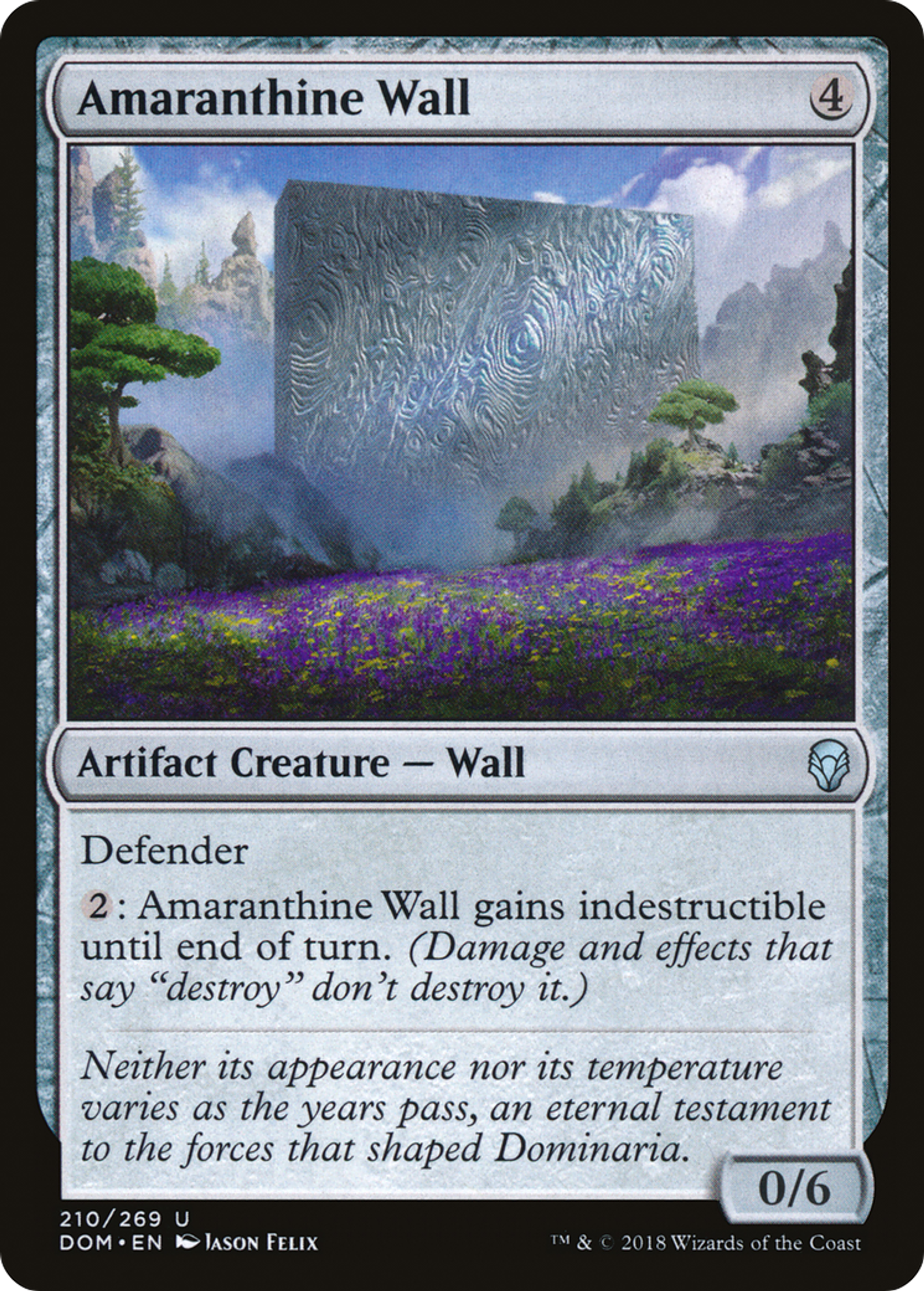 Amaranthine Wall — Dominaria — Magic: The Gathering