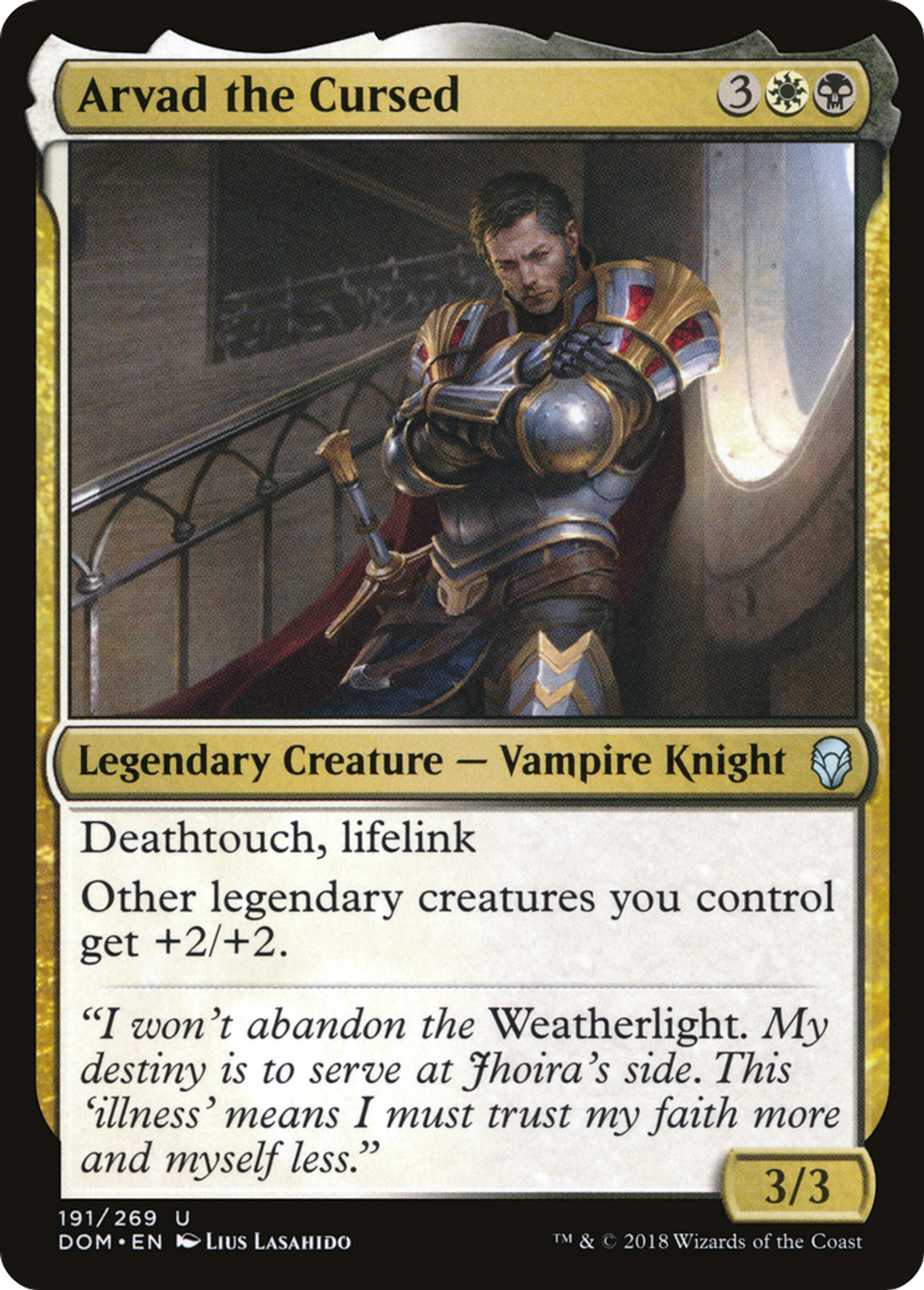 Arvad the Cursed — Dominaria — Magic: The Gathering