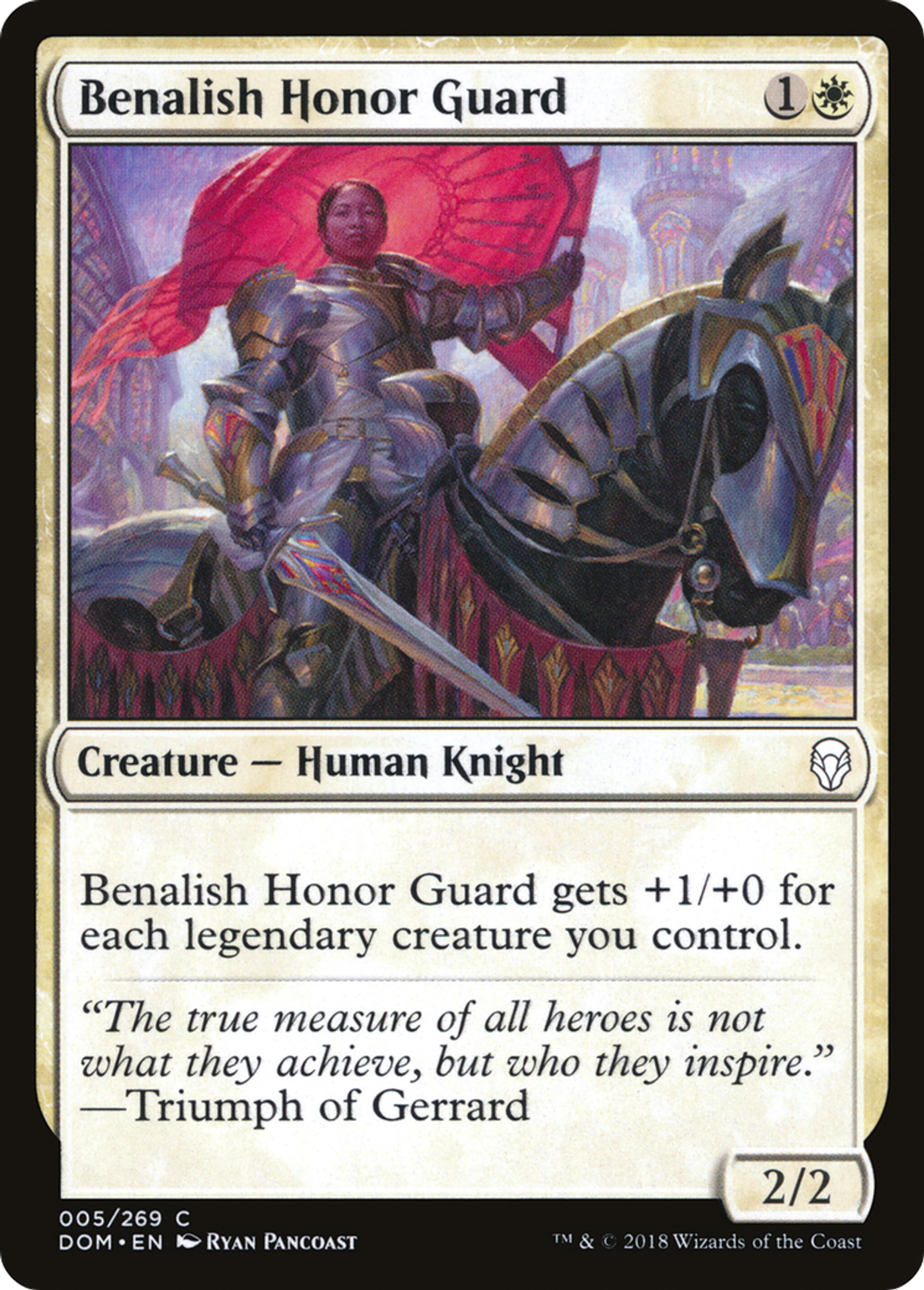 Benalish Honor Guard — Dominaria — Magic: The Gathering