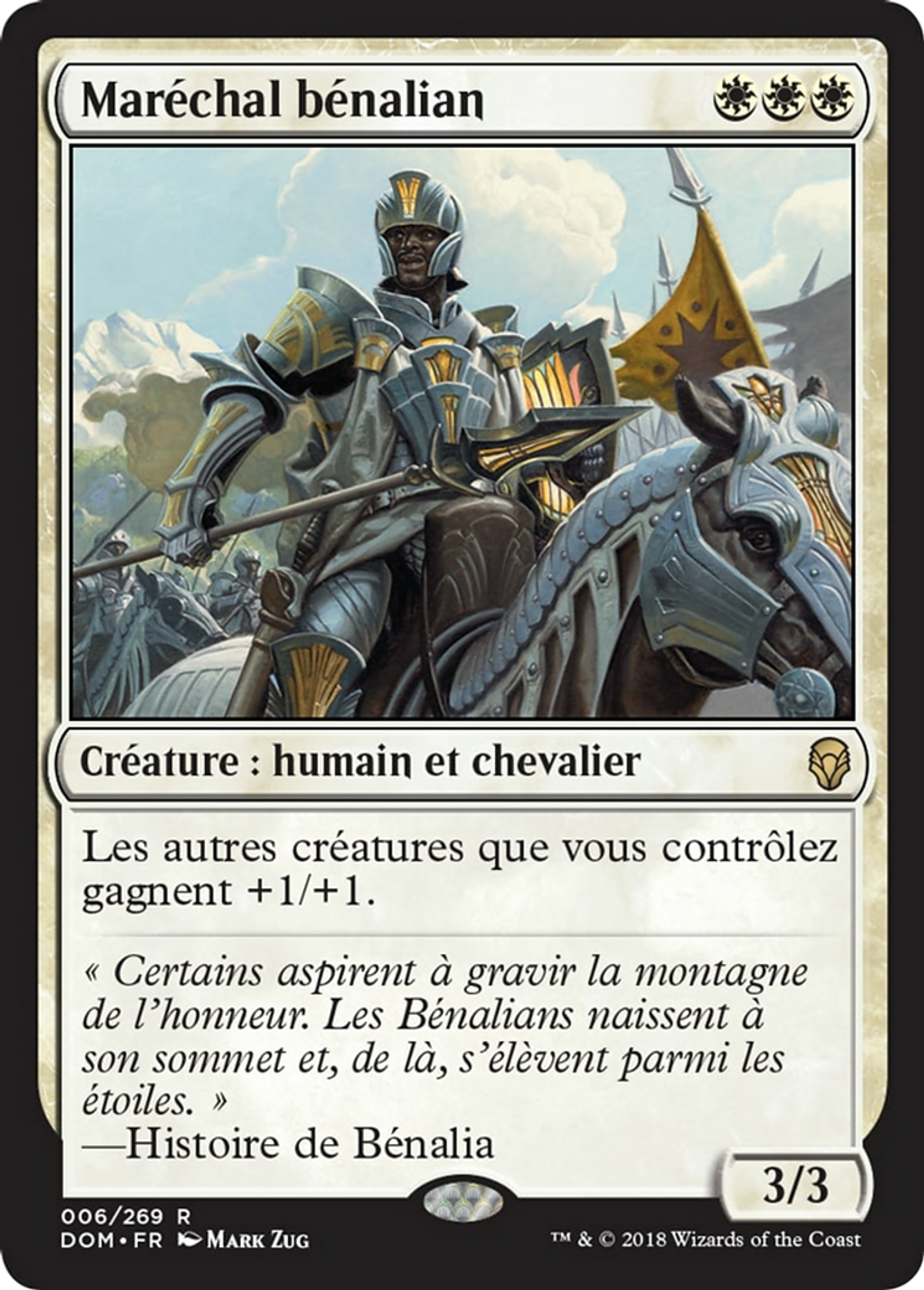 Maréchal bénalian — Dominaria — Magic: The Gathering