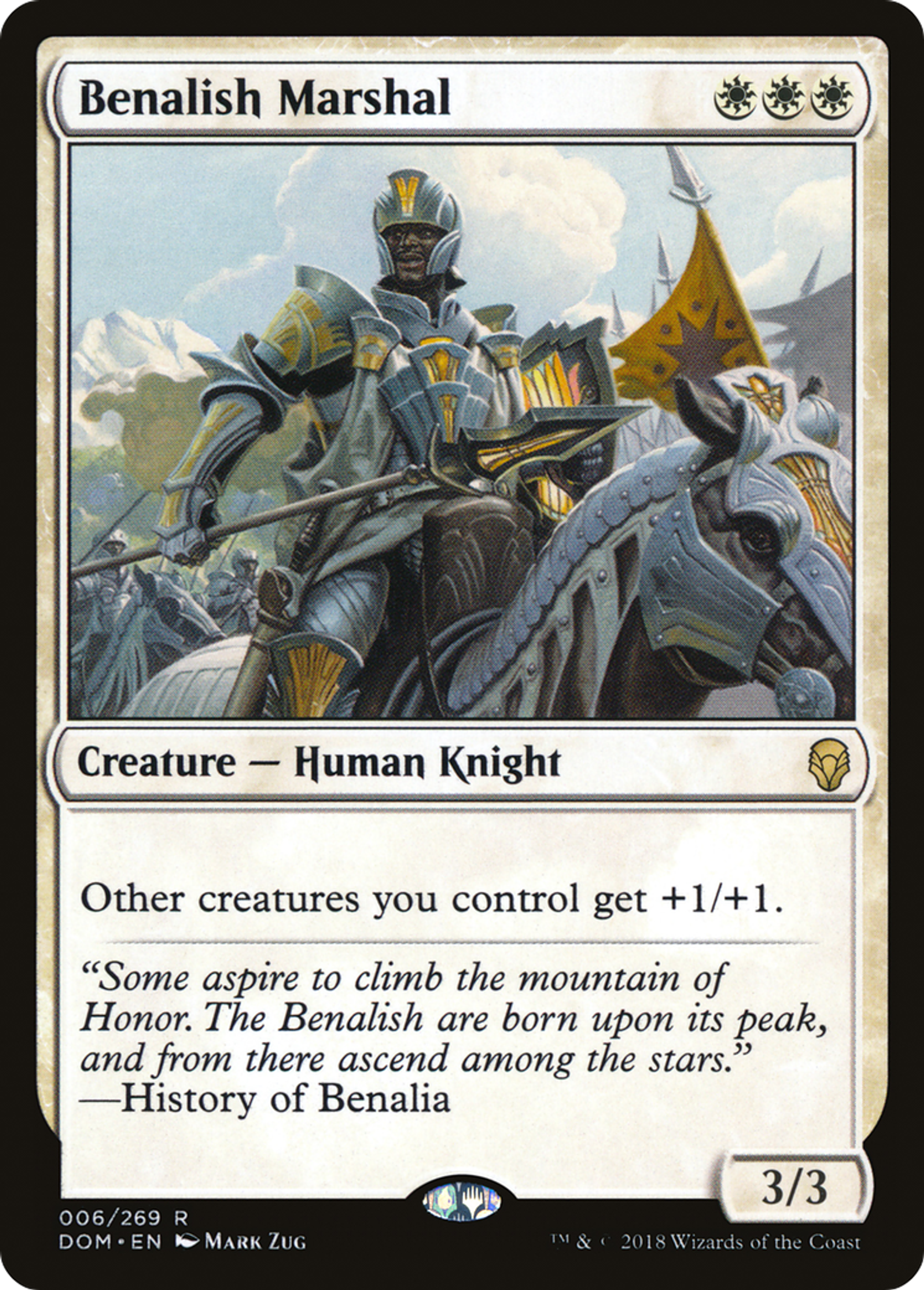 Benalish Marshal — Dominaria — Magic: The Gathering