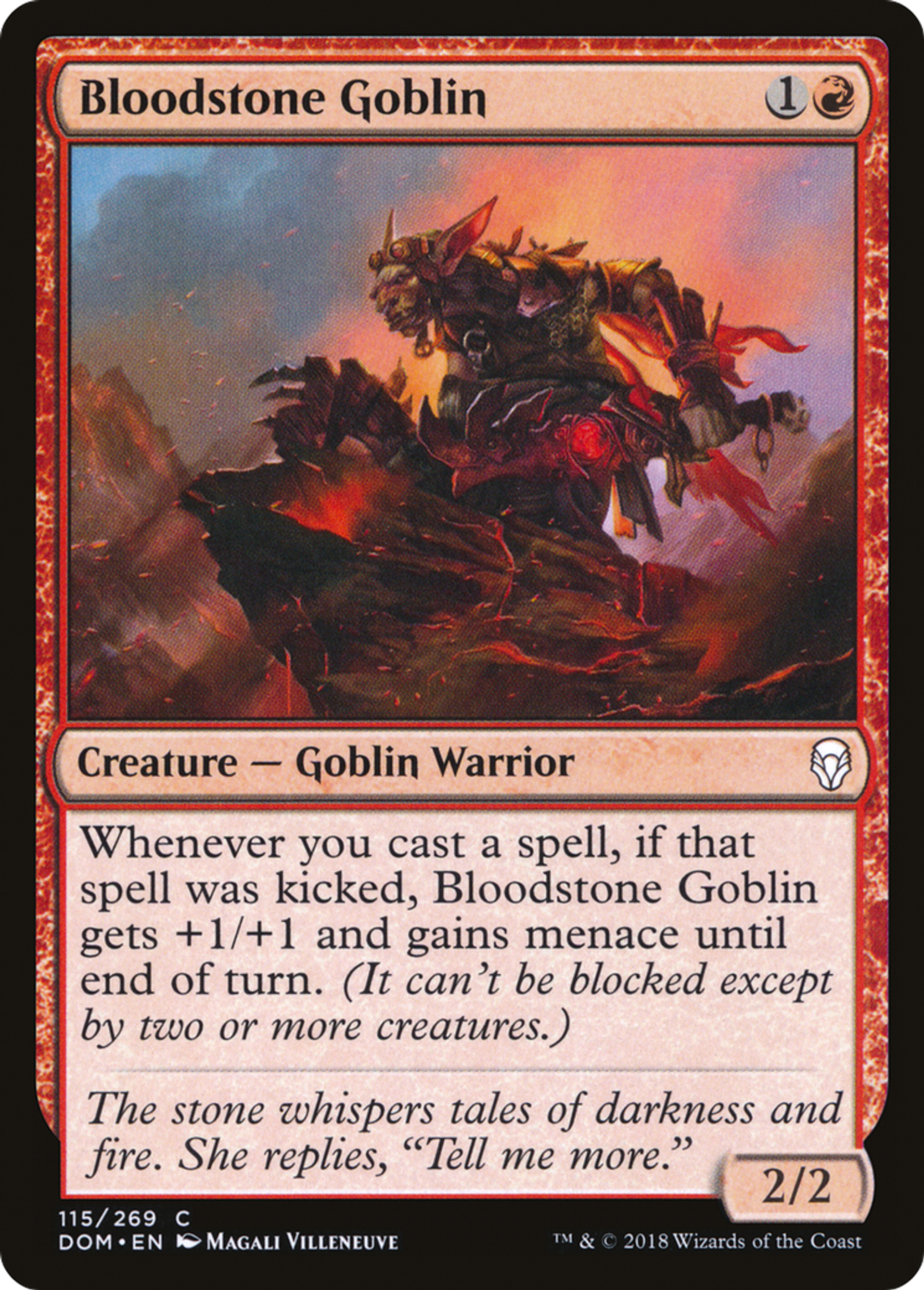 Bloodstone Goblin — Dominaria — Magic: The Gathering