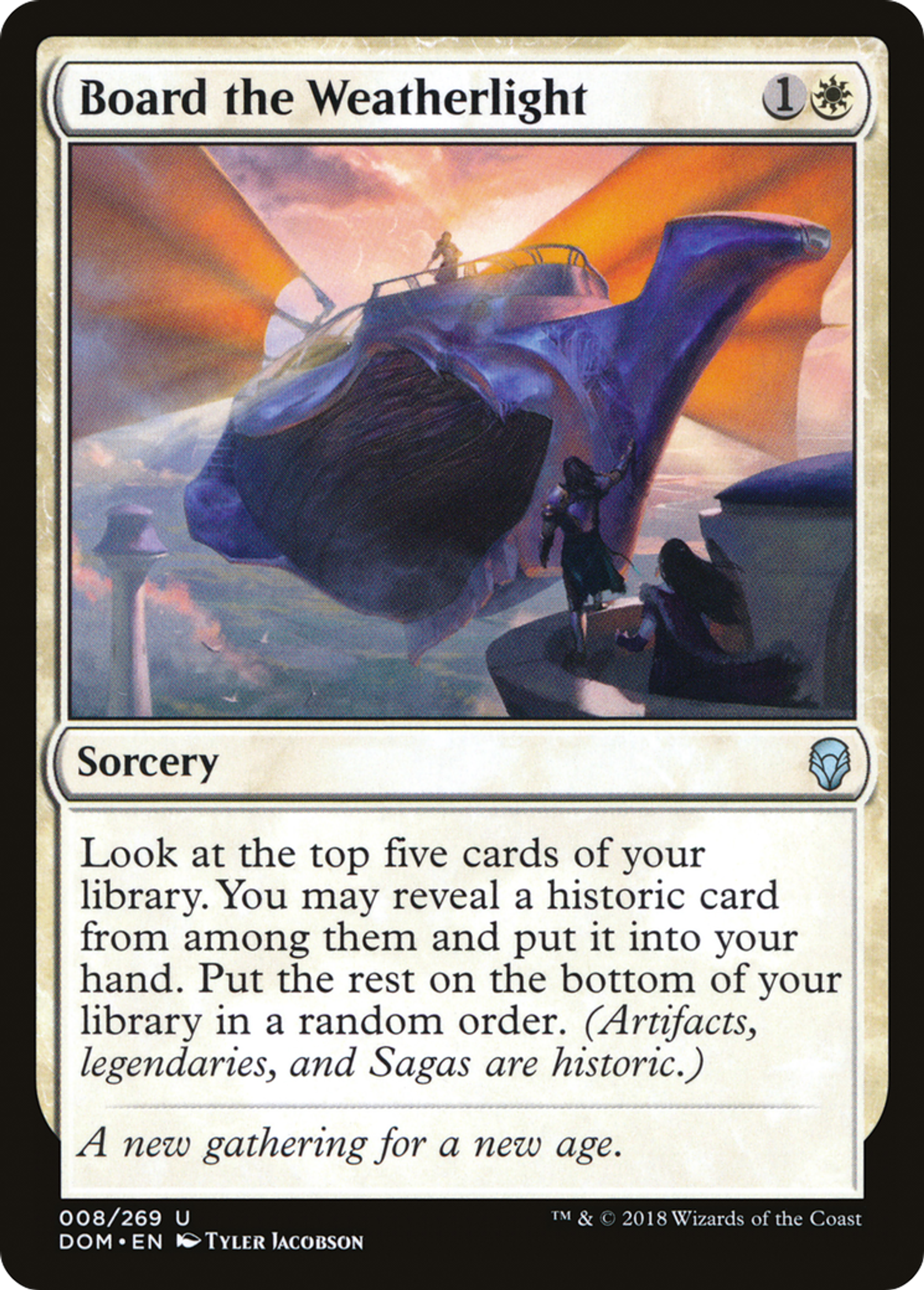 Board the Weatherlight — Dominaria — Magic: The Gathering