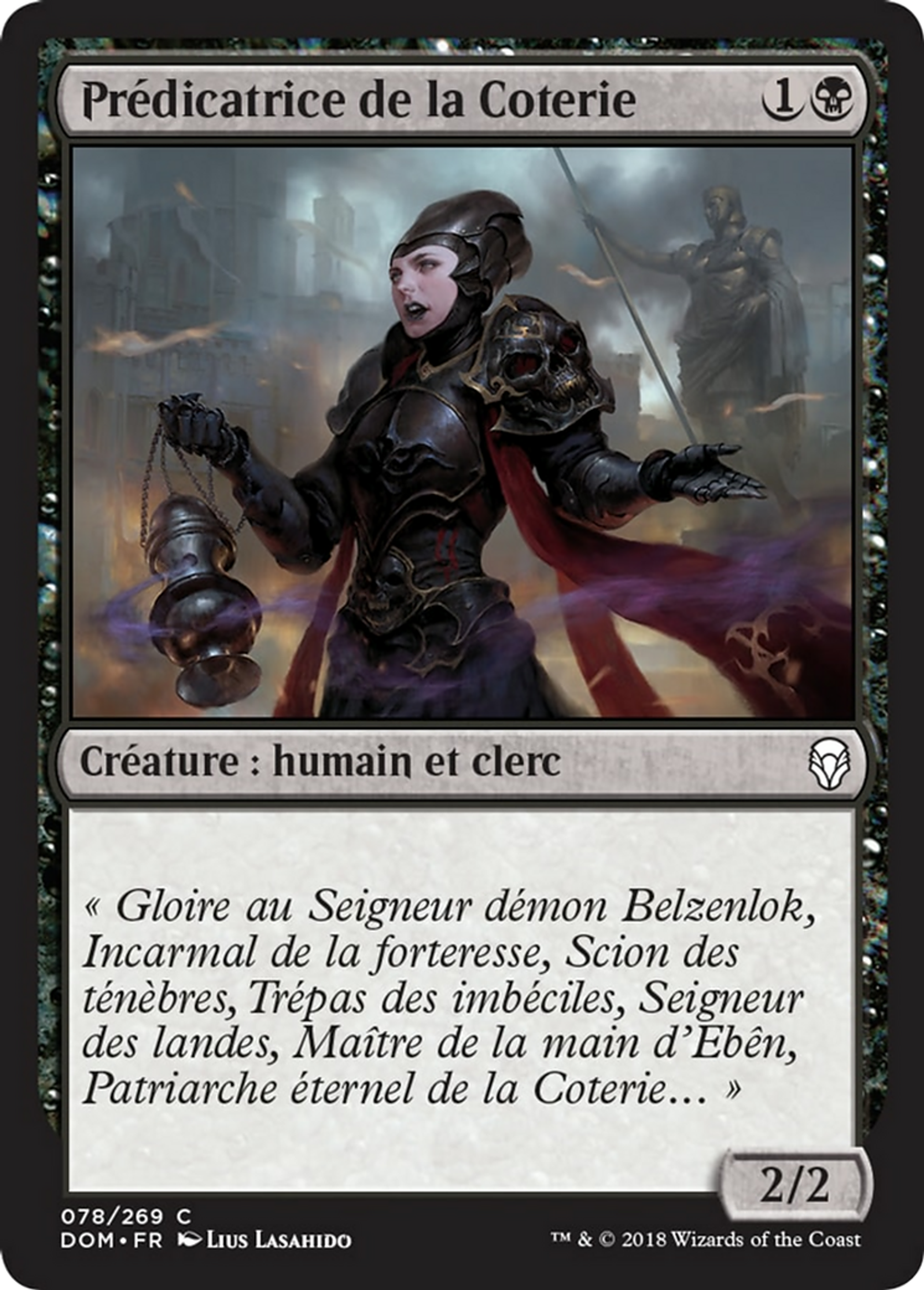 Prédicatrice de la Coterie — Dominaria — Magic: The Gathering