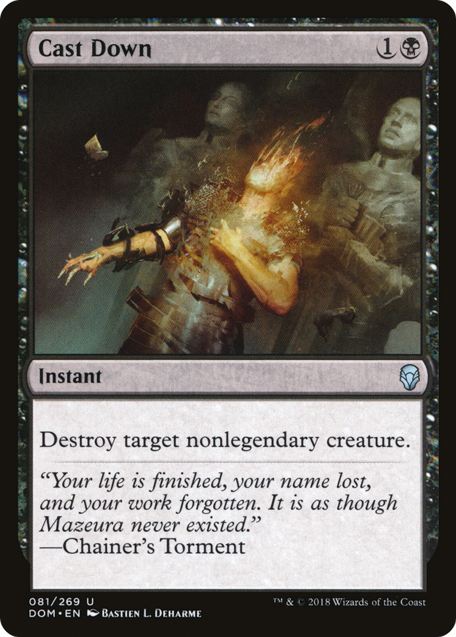 Cast Down — Dominaria — Magic: The Gathering