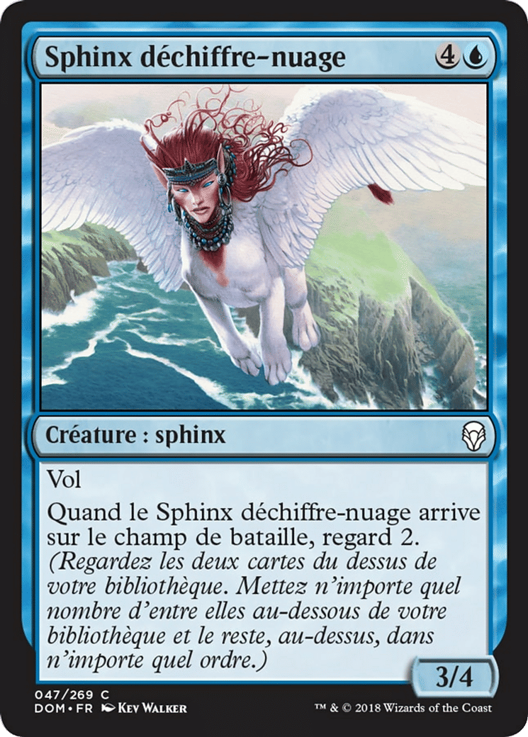Sphinx déchiffre-nuage — Dominaria — Magic: The Gathering