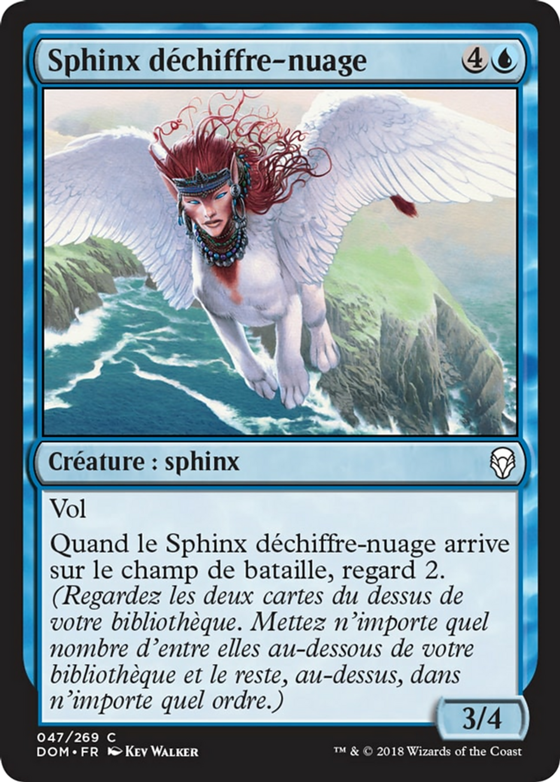 Sphinx déchiffre-nuage — Dominaria — Magic: The Gathering