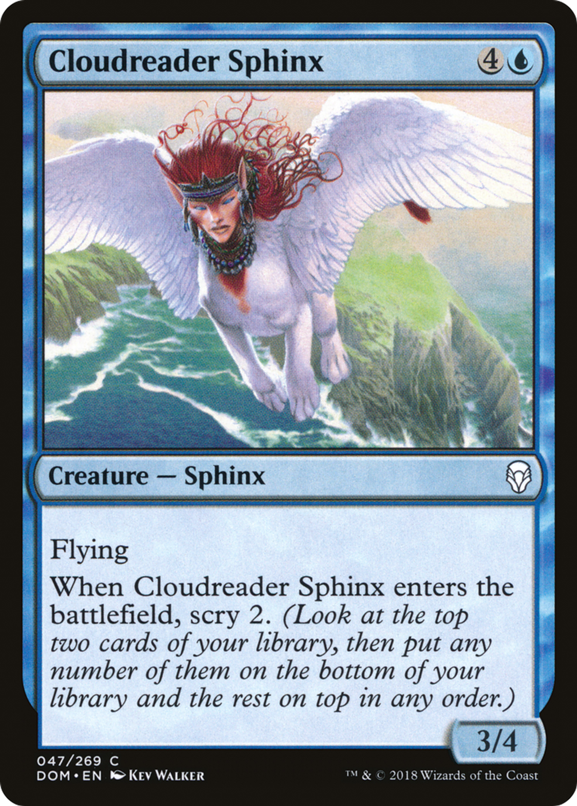 Cloudreader Sphinx — Dominaria — Magic: The Gathering