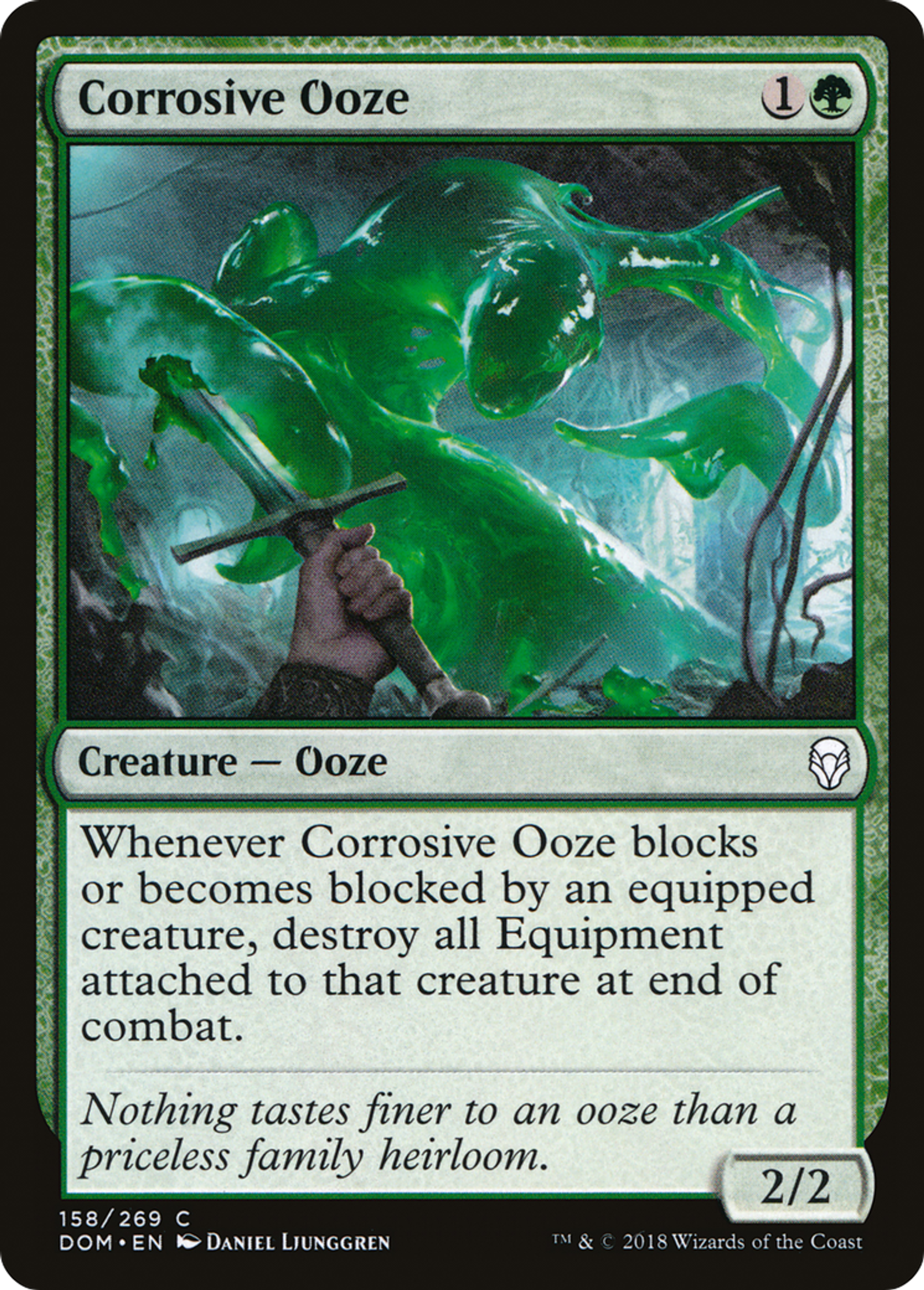 Corrosive Ooze — Dominaria — Magic: The Gathering