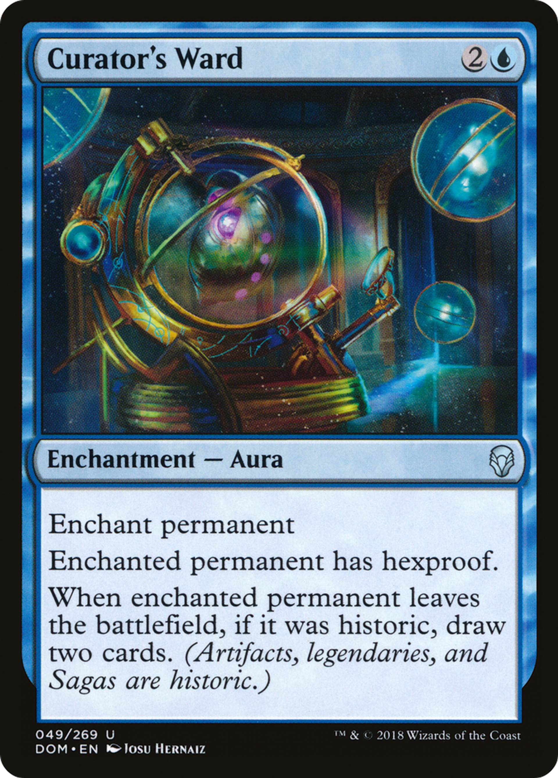 Curator's Ward — Dominaria — Magic: The Gathering