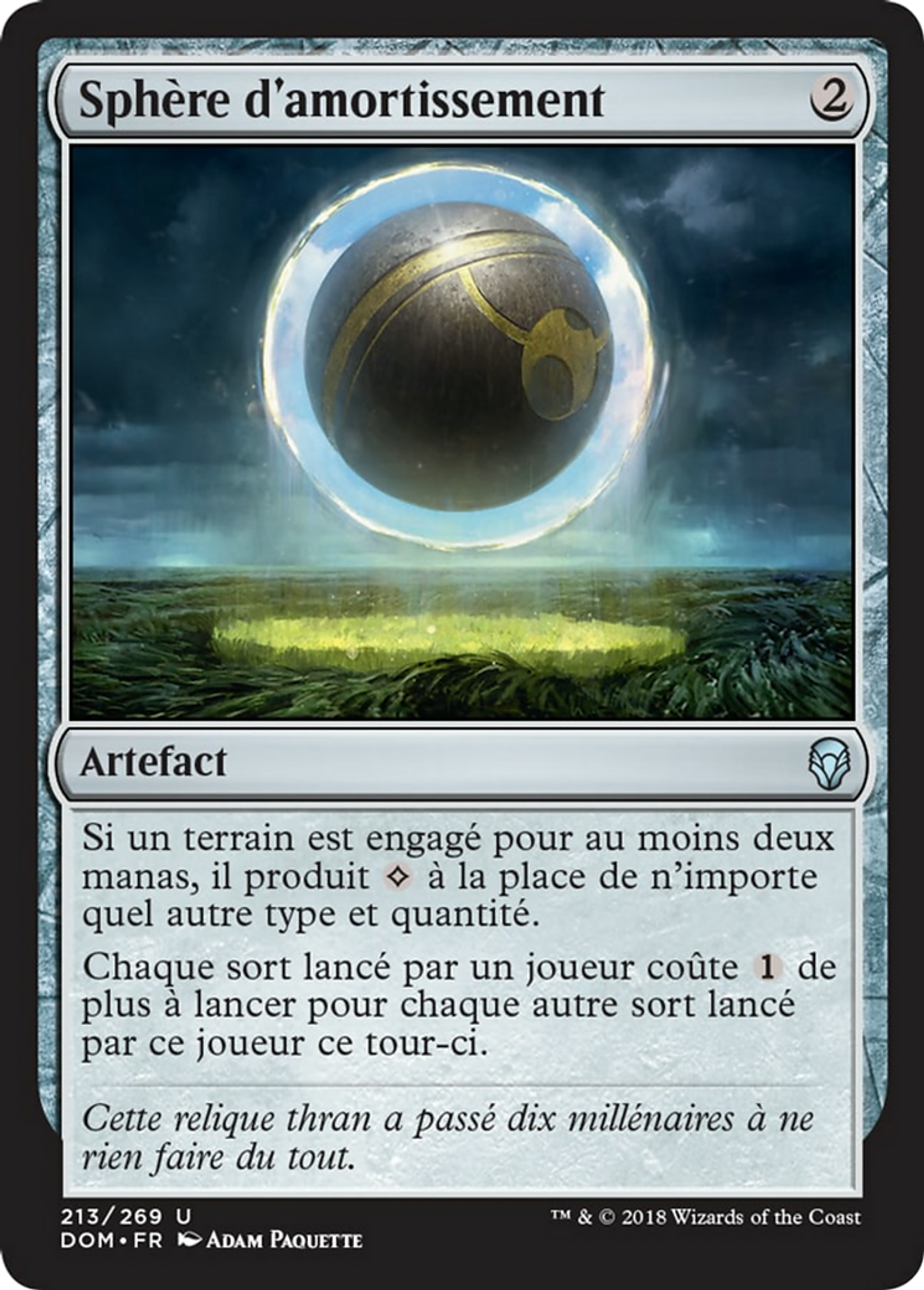 Sphère d'amortissement — Dominaria — Magic: The Gathering