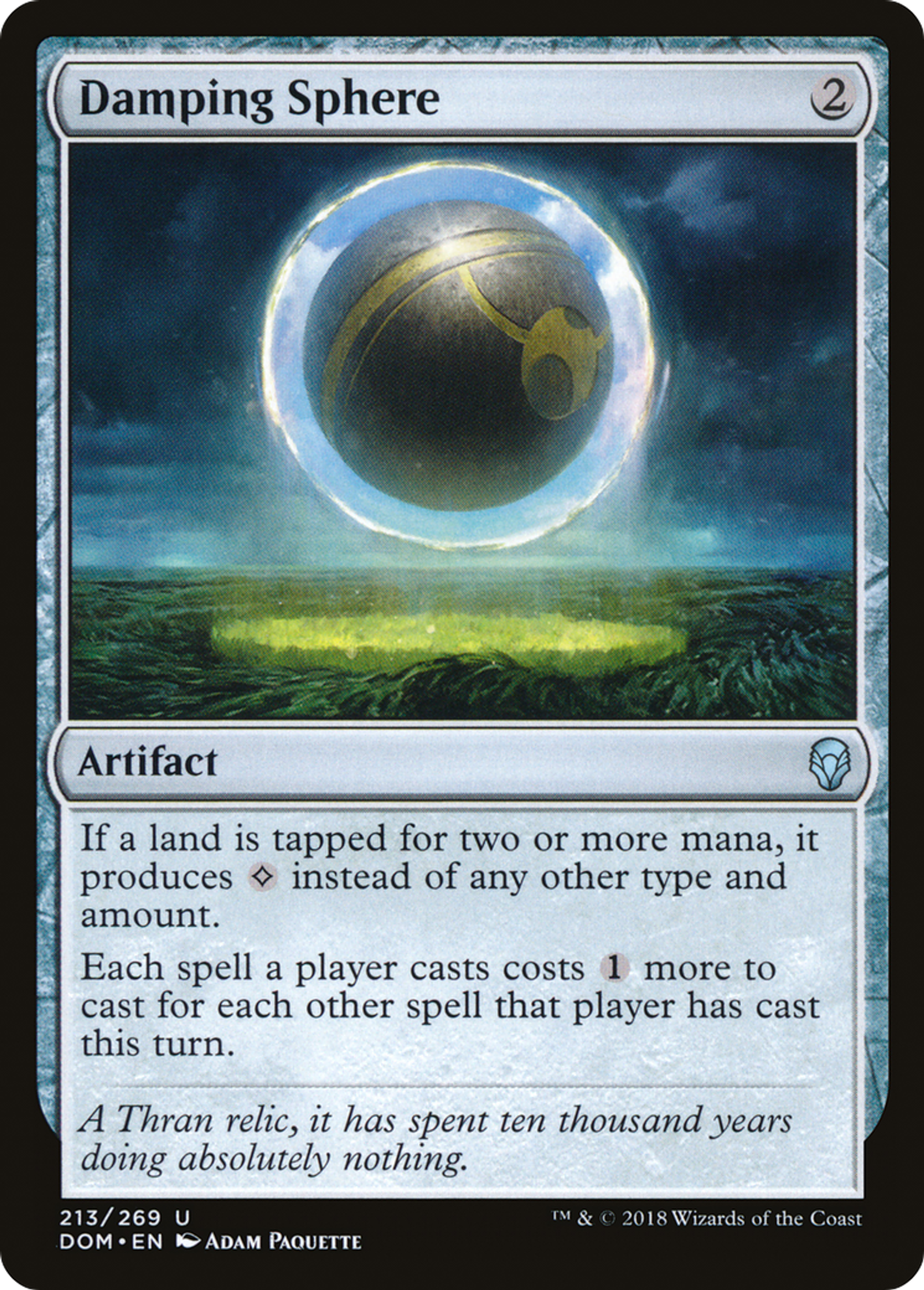 Sphère d'amortissement — Dominaria — Magic: The Gathering